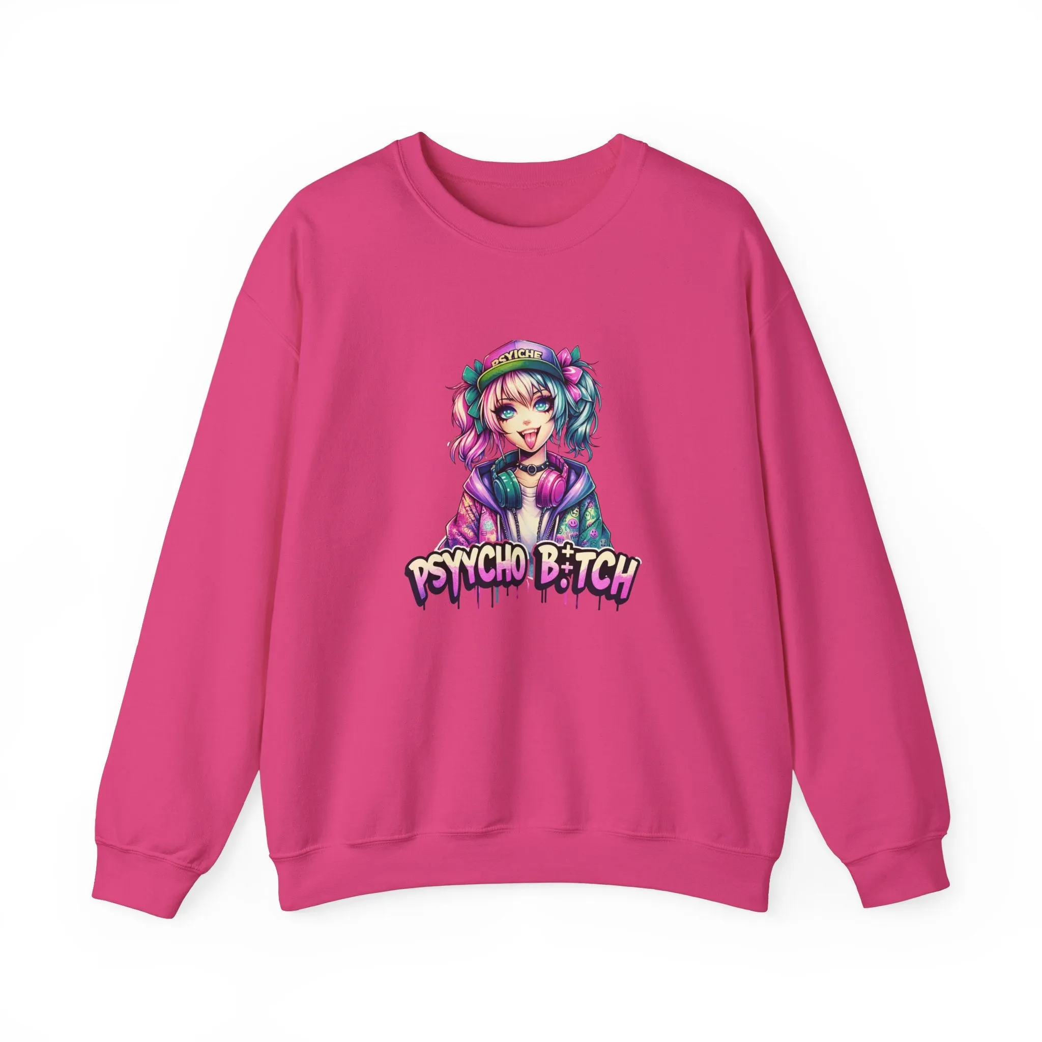 Graffiti Anime Girls Unisex Heavy Blend™ Crewneck Sweatshirt