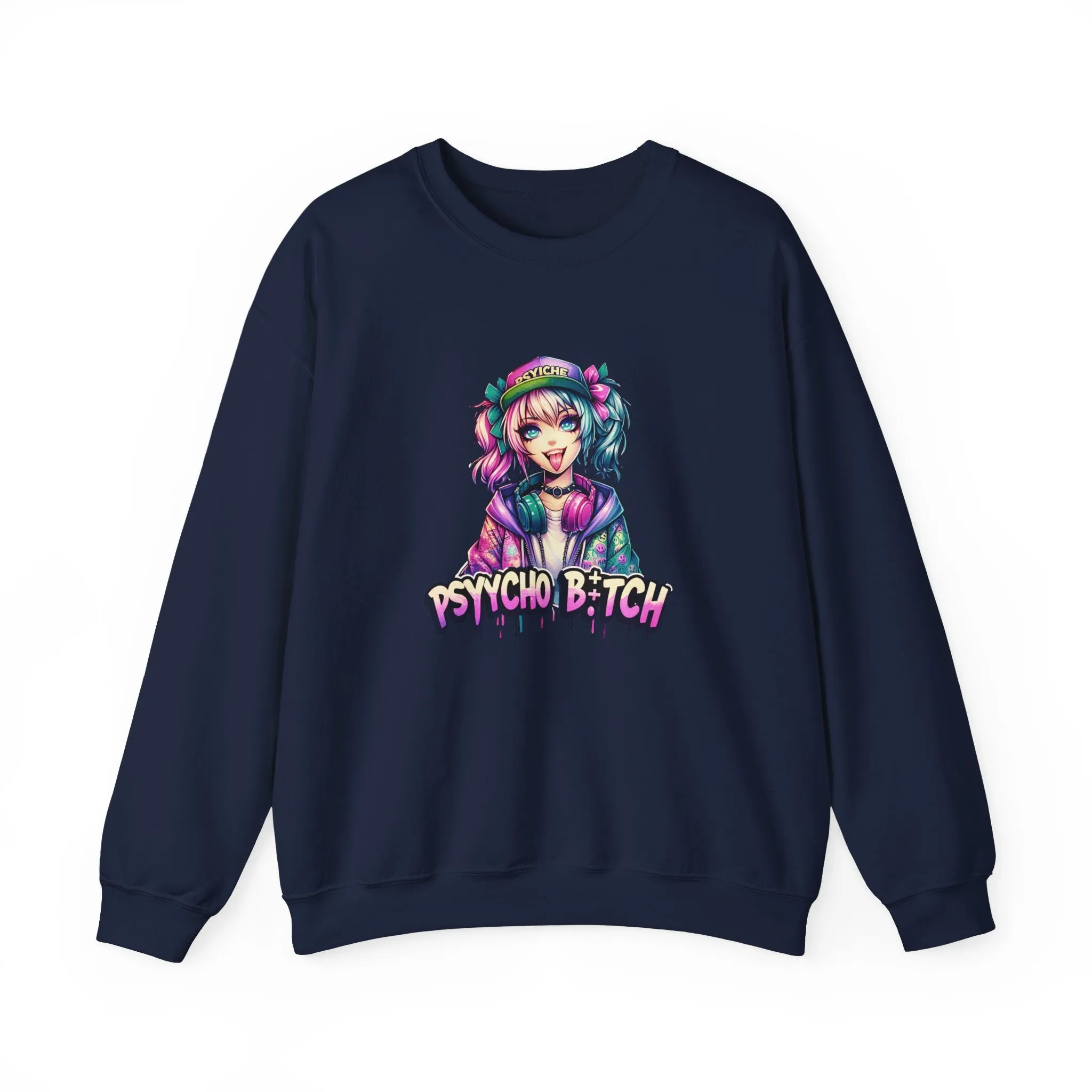 Graffiti Anime Girls Unisex Heavy Blend™ Crewneck Sweatshirt