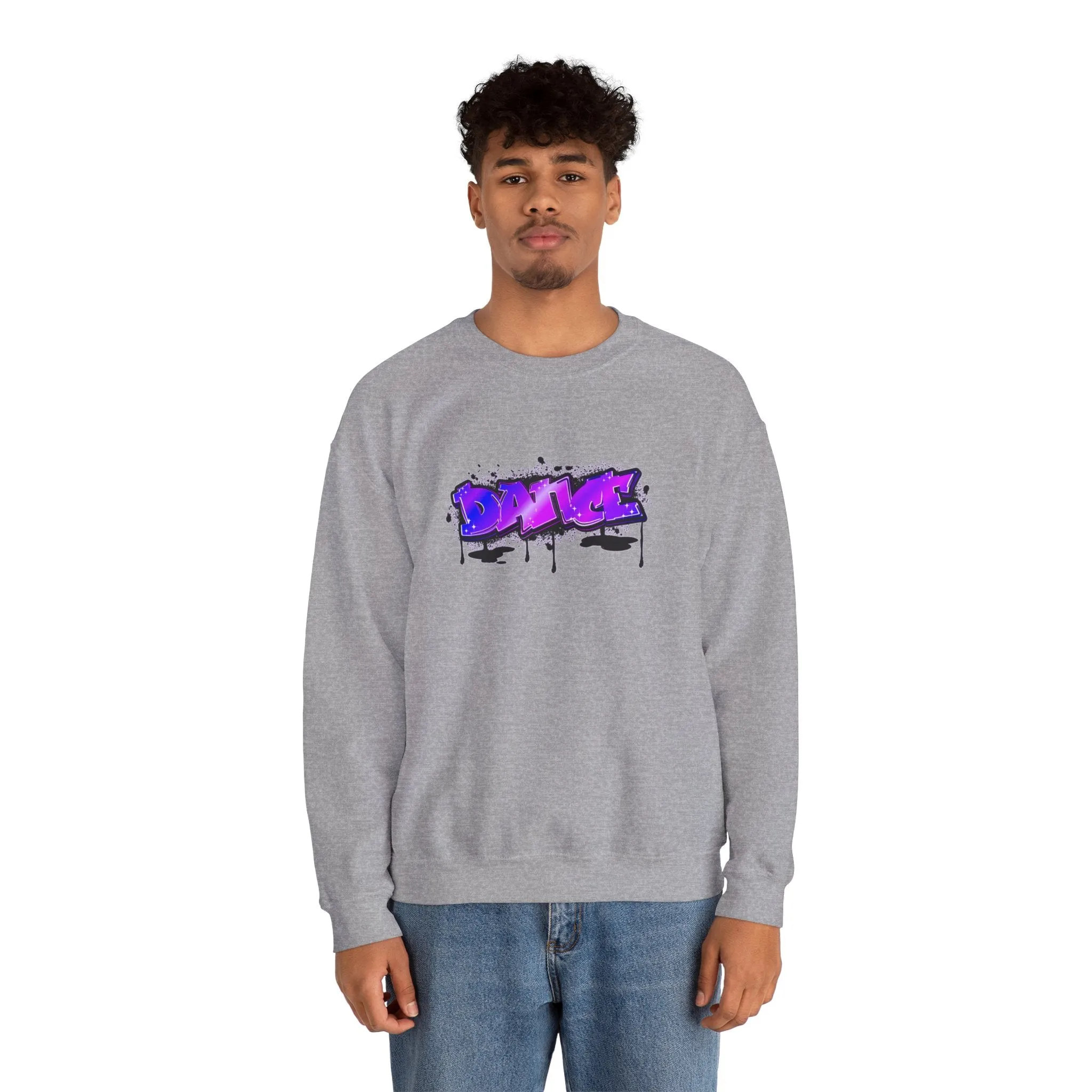 Graffiti Dance Unisex Heavy Blend™ Crewneck Sweatshirt