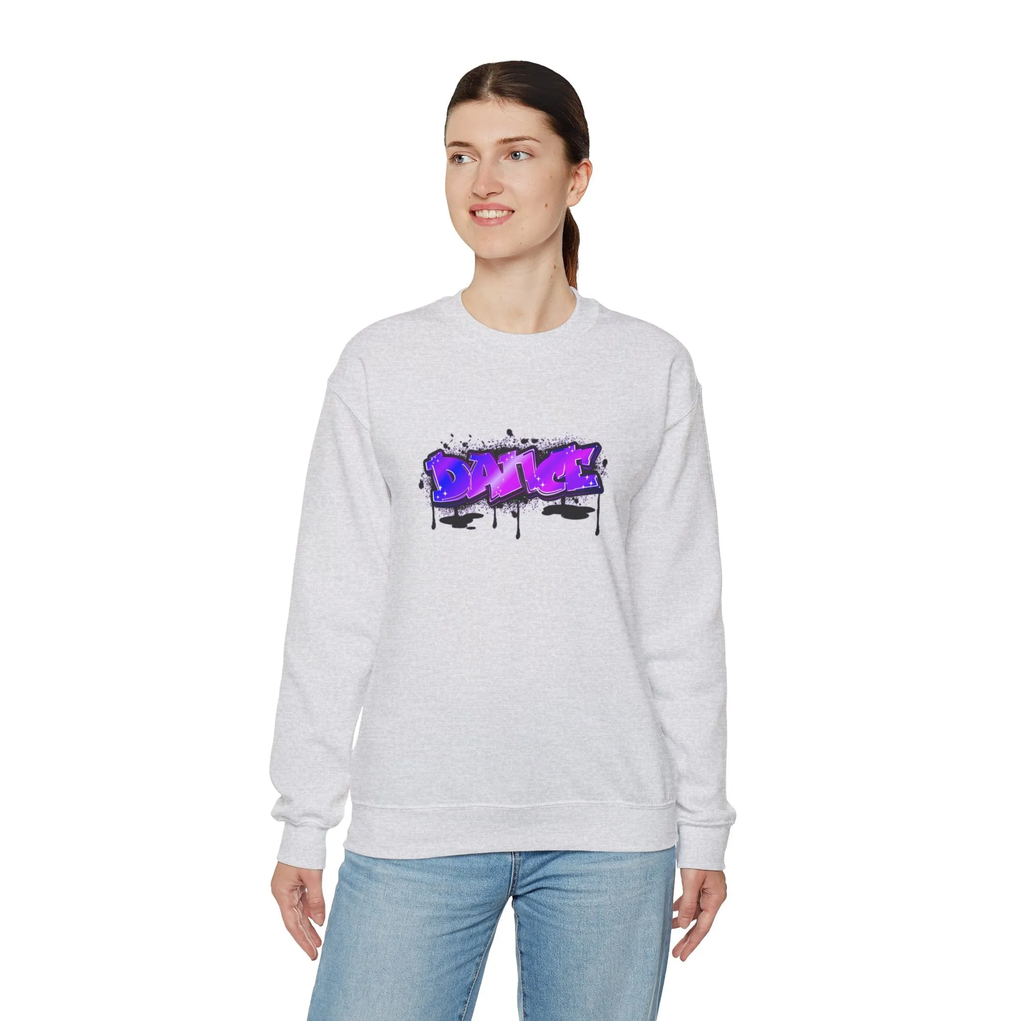 Graffiti Dance Unisex Heavy Blend™ Crewneck Sweatshirt