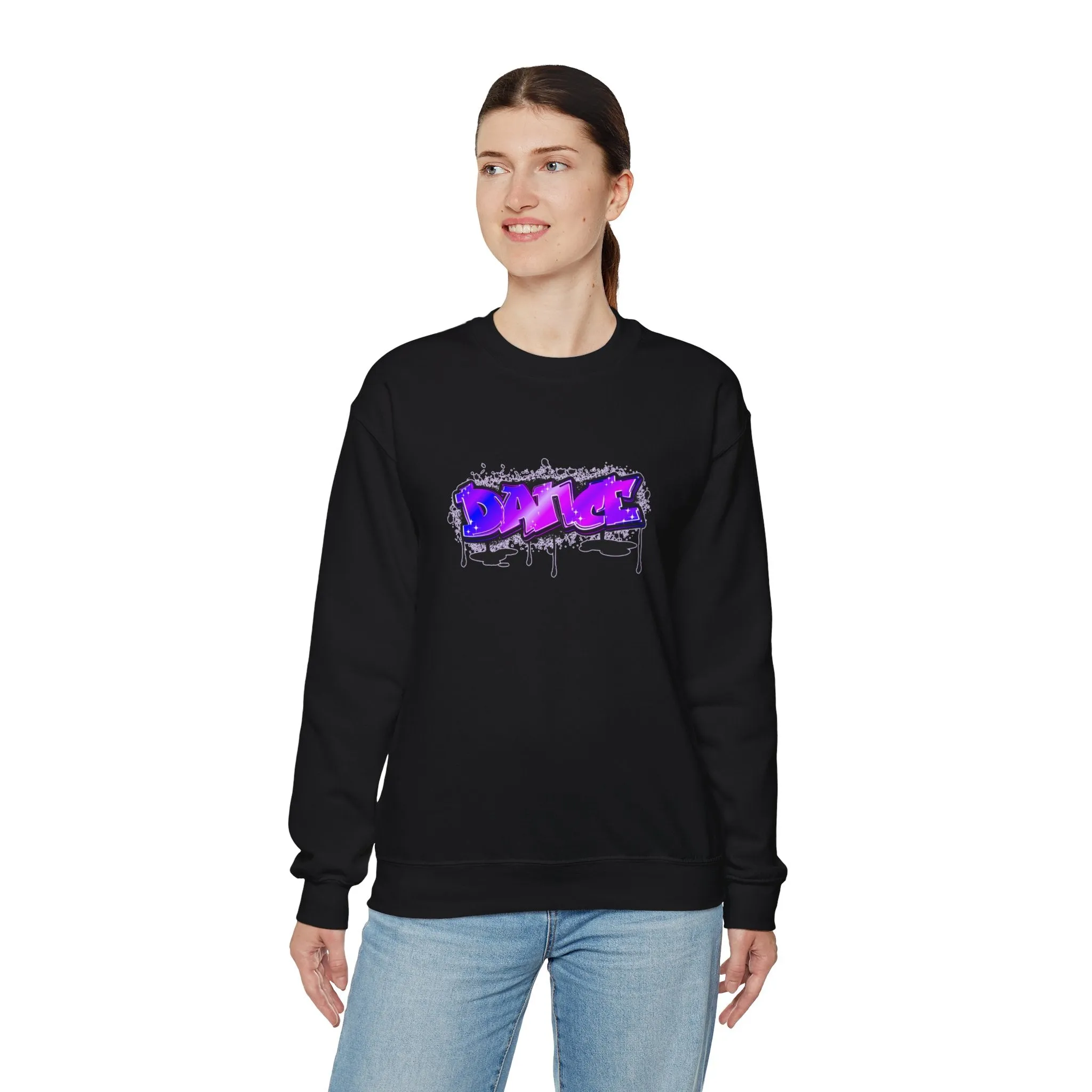 Graffiti Dance Unisex Heavy Blend™ Crewneck Sweatshirt