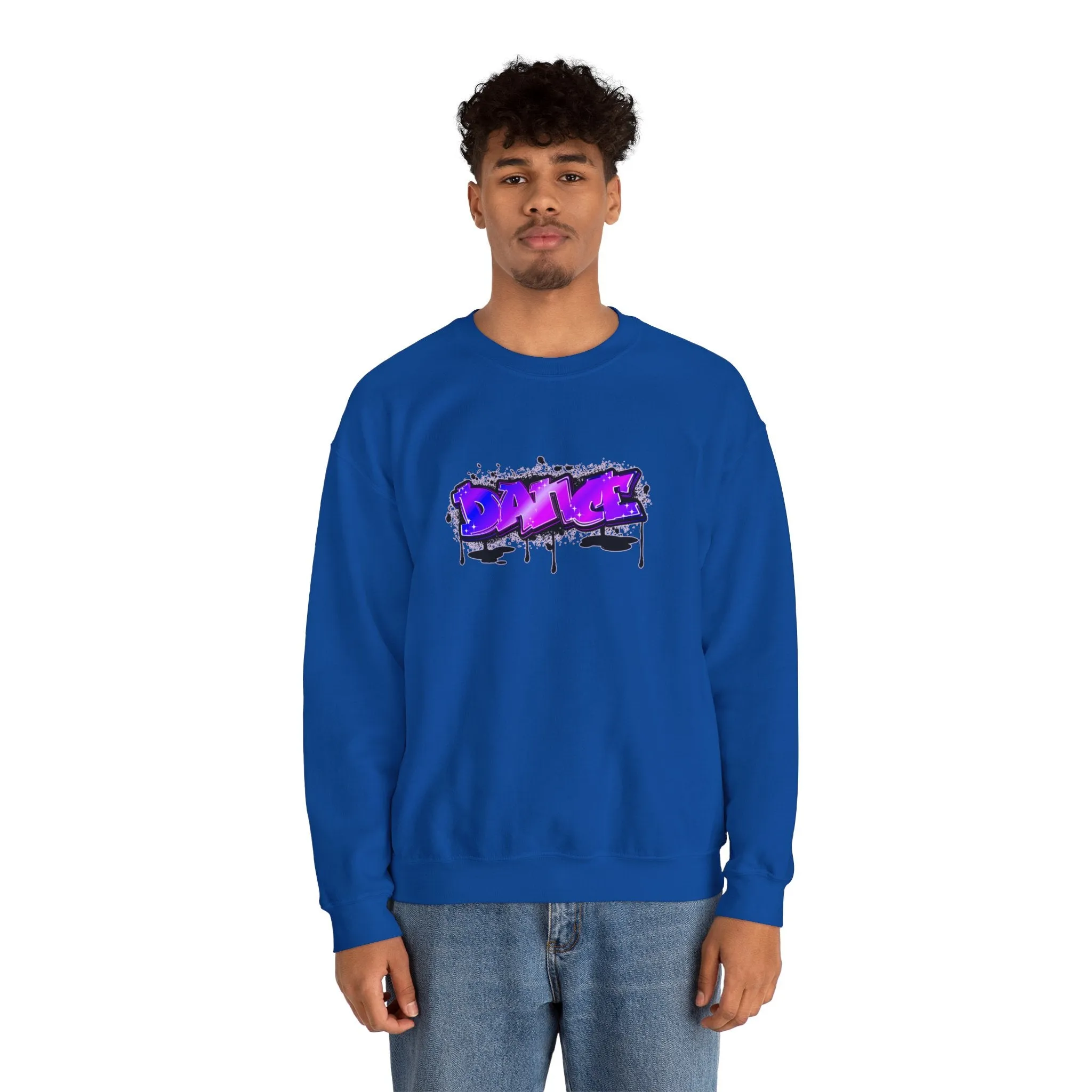 Graffiti Dance Unisex Heavy Blend™ Crewneck Sweatshirt