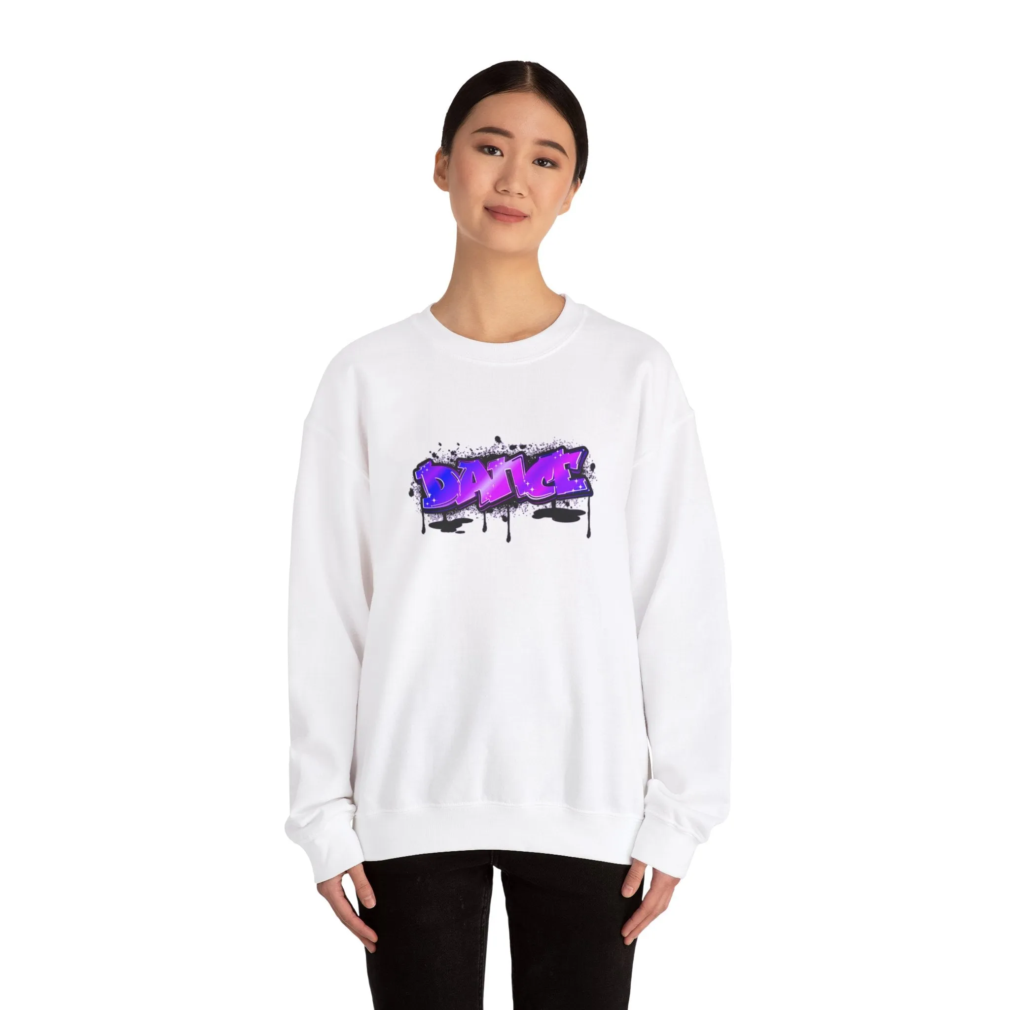 Graffiti Dance Unisex Heavy Blend™ Crewneck Sweatshirt