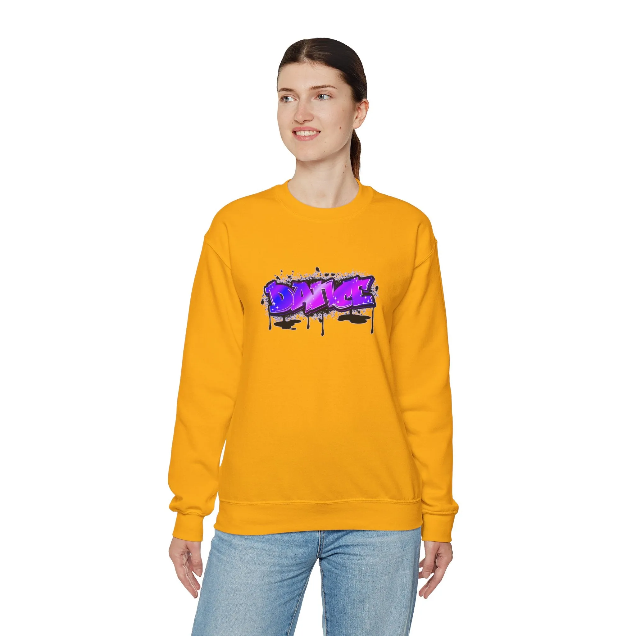 Graffiti Dance Unisex Heavy Blend™ Crewneck Sweatshirt