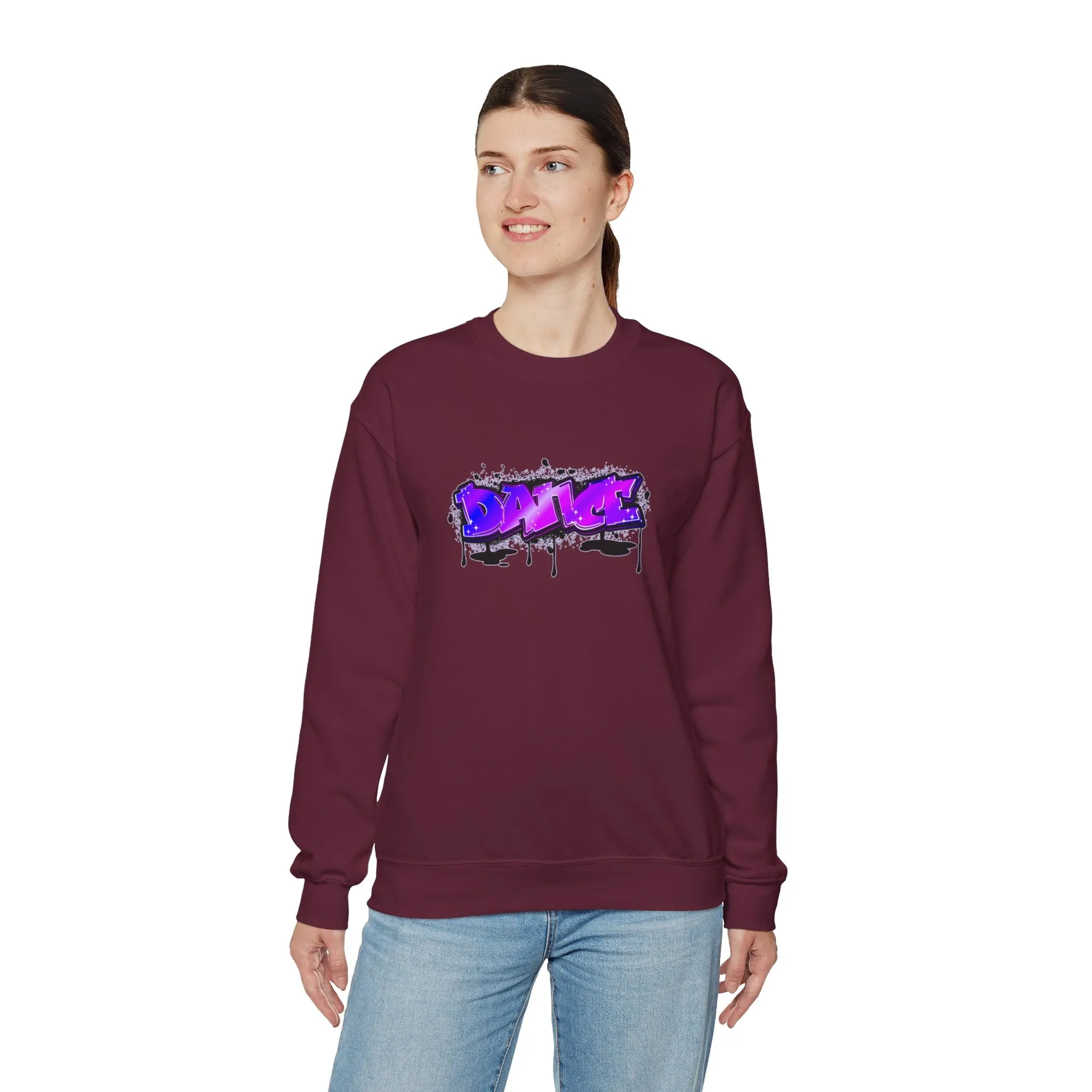 Graffiti Dance Unisex Heavy Blend™ Crewneck Sweatshirt