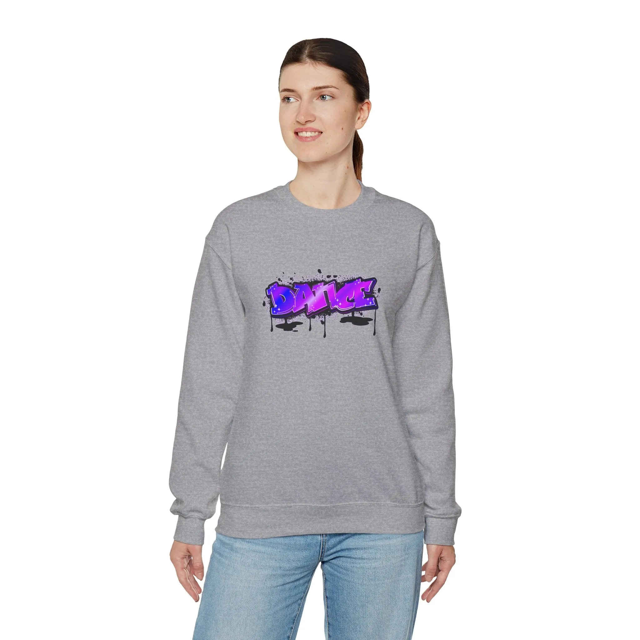 Graffiti Dance Unisex Heavy Blend™ Crewneck Sweatshirt