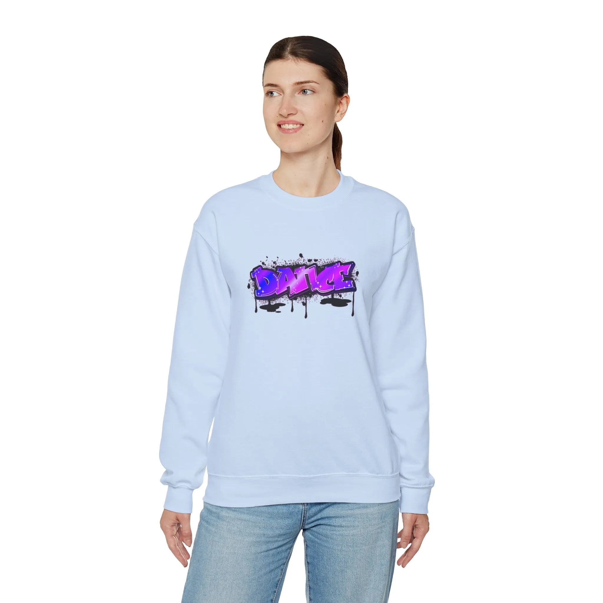 Graffiti Dance Unisex Heavy Blend™ Crewneck Sweatshirt