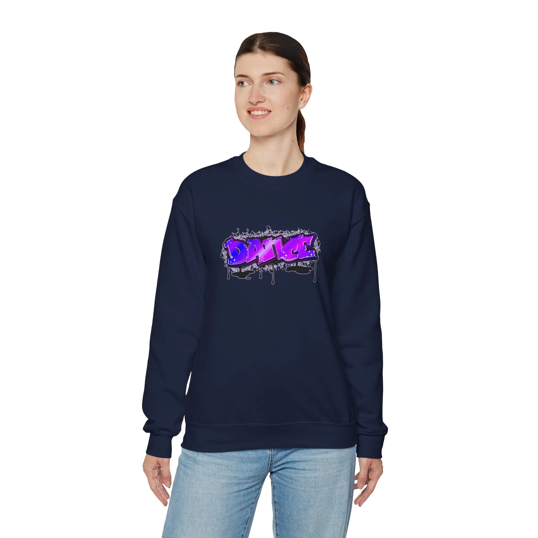 Graffiti Dance Unisex Heavy Blend™ Crewneck Sweatshirt