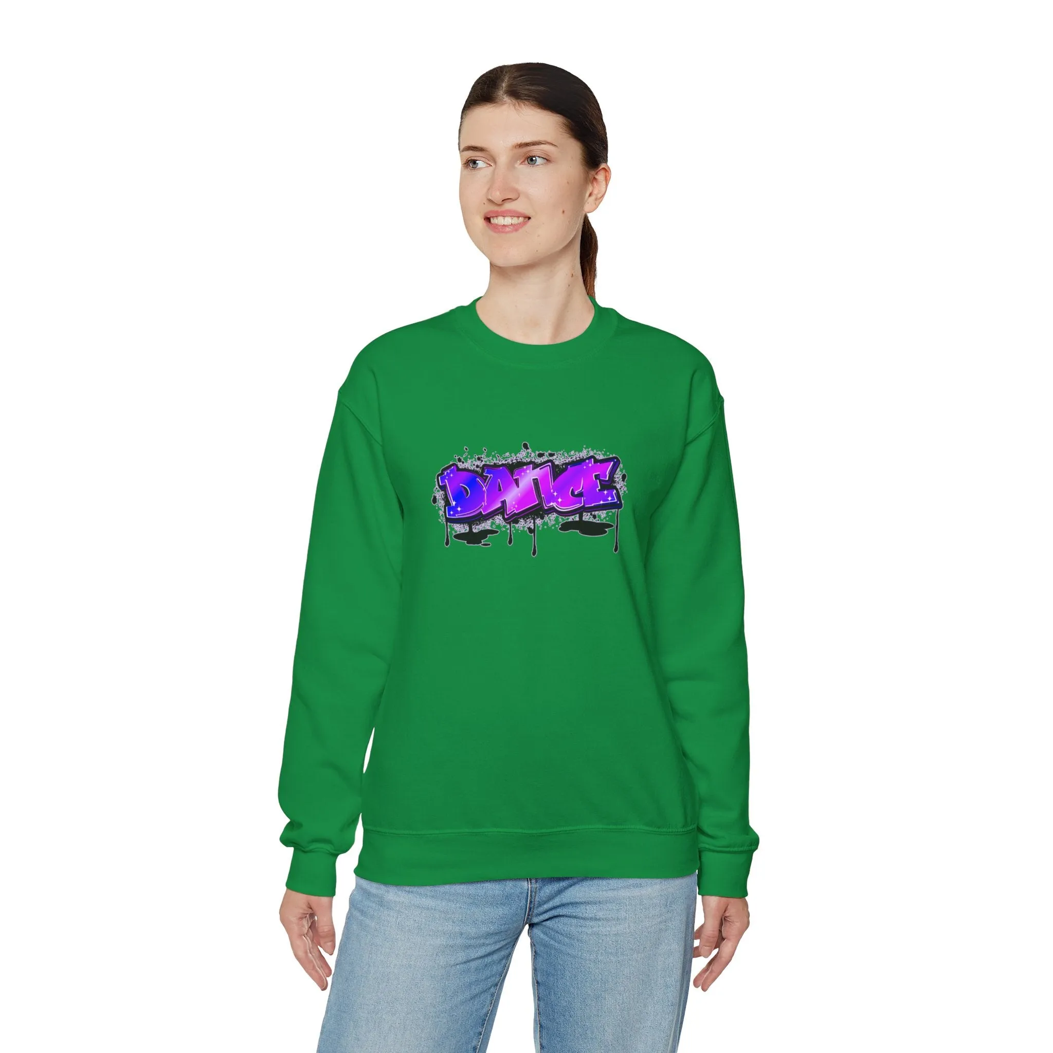 Graffiti Dance Unisex Heavy Blend™ Crewneck Sweatshirt