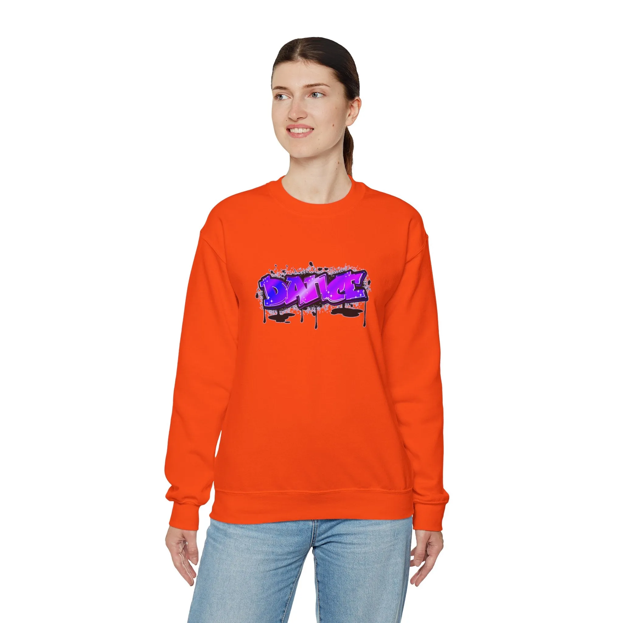 Graffiti Dance Unisex Heavy Blend™ Crewneck Sweatshirt