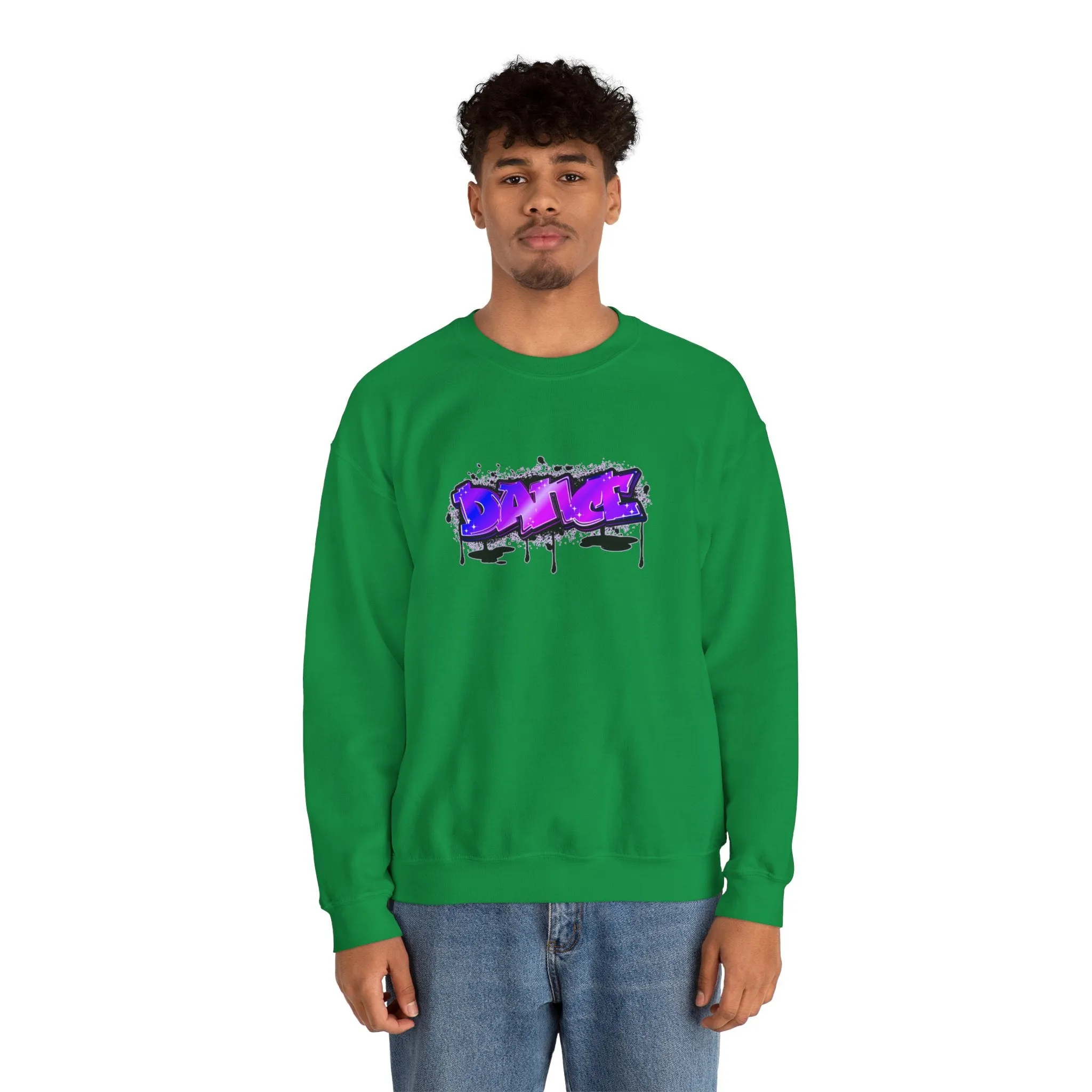 Graffiti Dance Unisex Heavy Blend™ Crewneck Sweatshirt