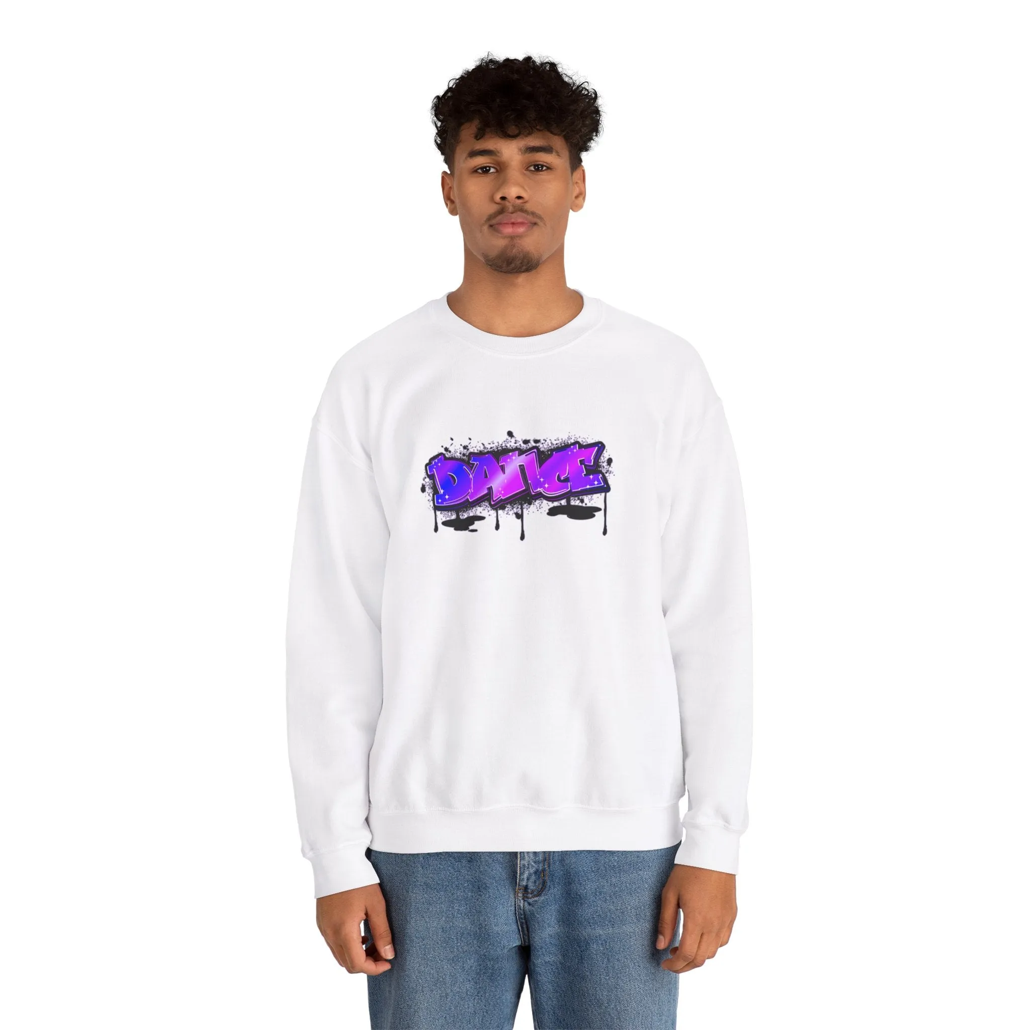 Graffiti Dance Unisex Heavy Blend™ Crewneck Sweatshirt