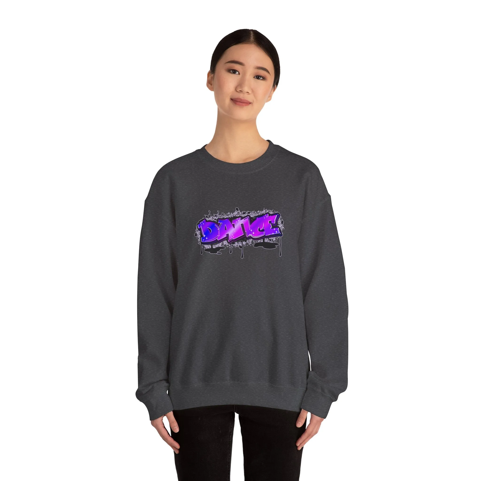 Graffiti Dance Unisex Heavy Blend™ Crewneck Sweatshirt