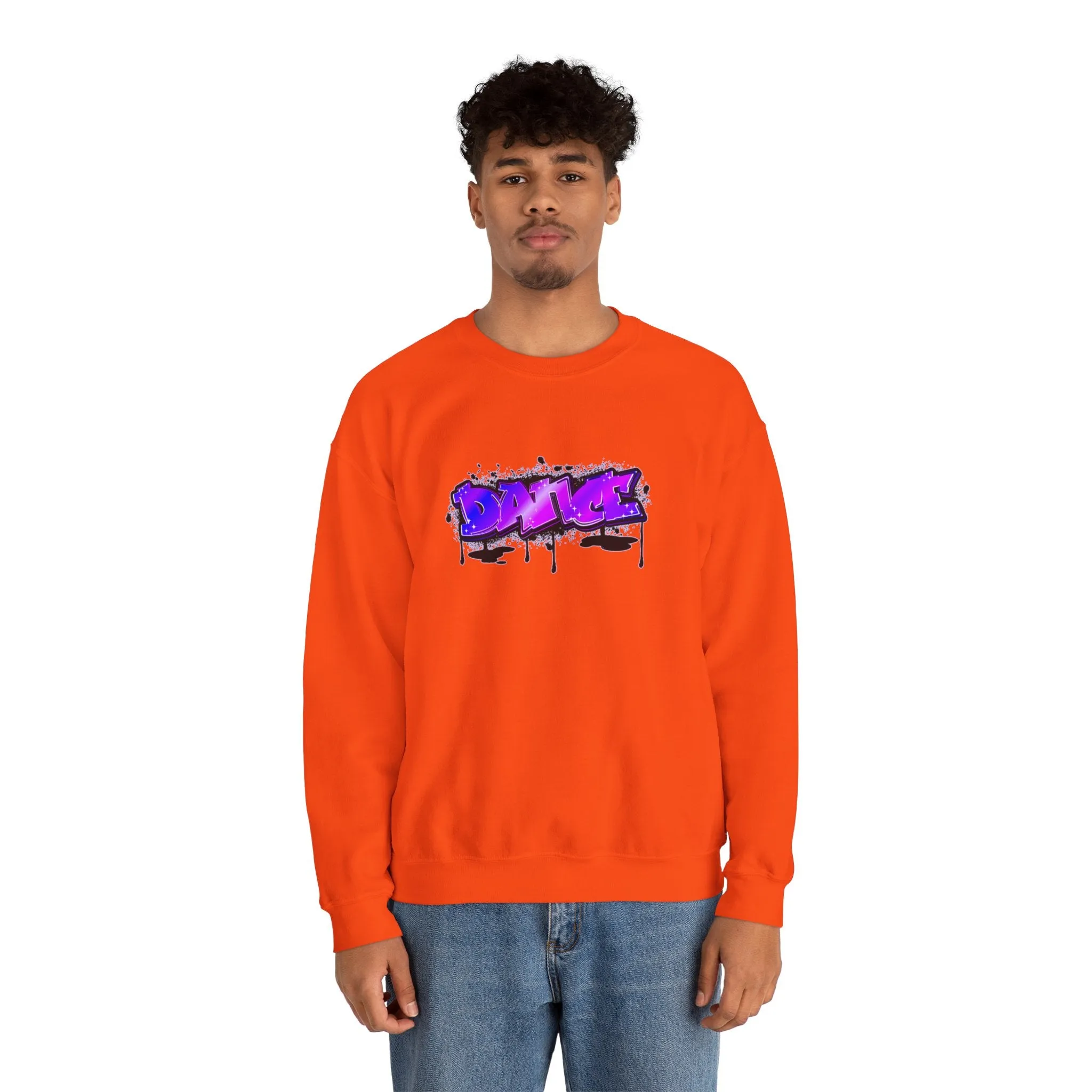 Graffiti Dance Unisex Heavy Blend™ Crewneck Sweatshirt