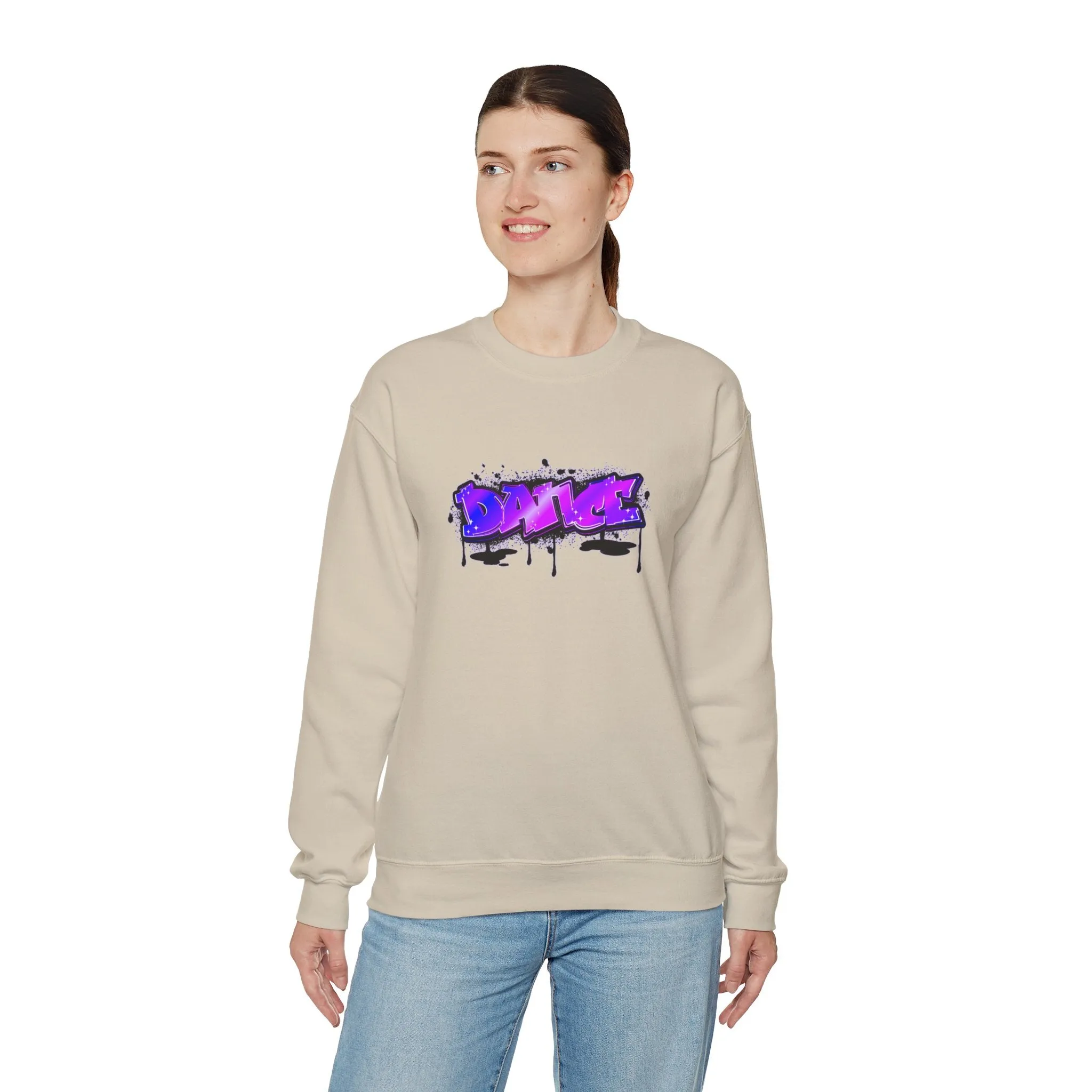 Graffiti Dance Unisex Heavy Blend™ Crewneck Sweatshirt