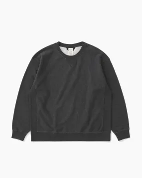 Heather Stock Crewneck Black