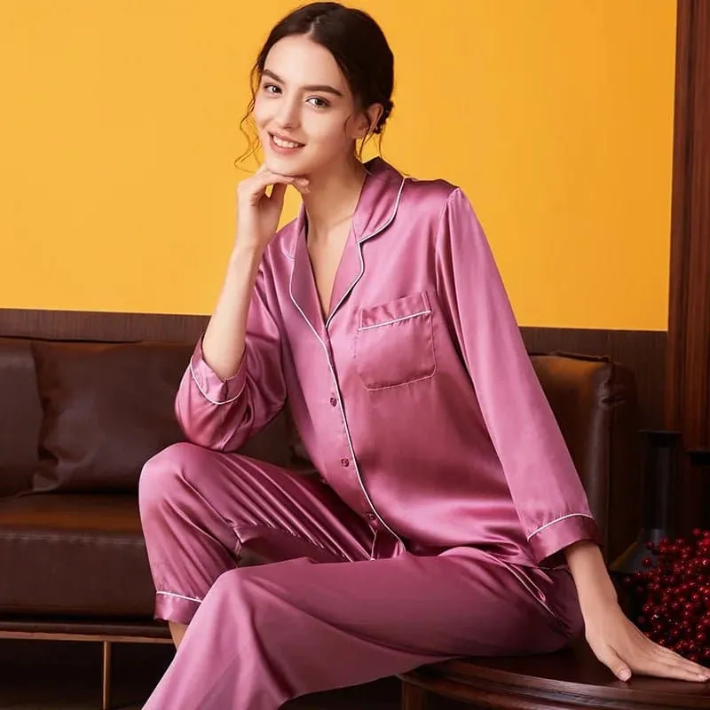 High Quality Silk Pajamas