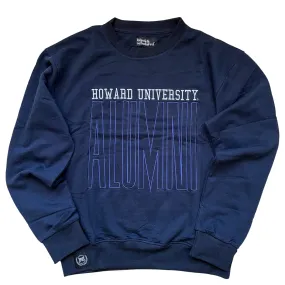 Howard University™ ALUMNI Large Embroidered Sweatshirt