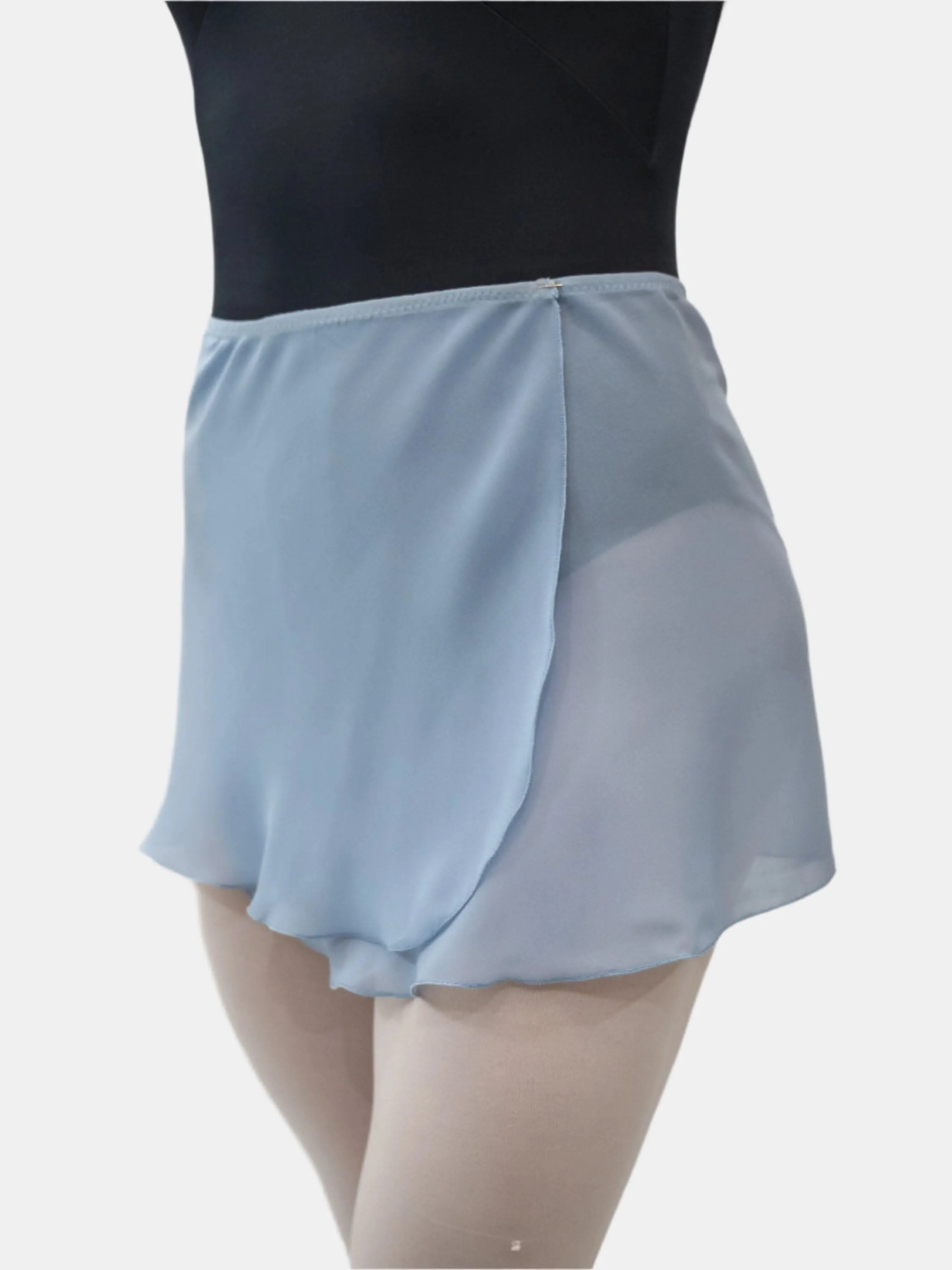 Light Ash Wrap Short Dance Skirt MP301