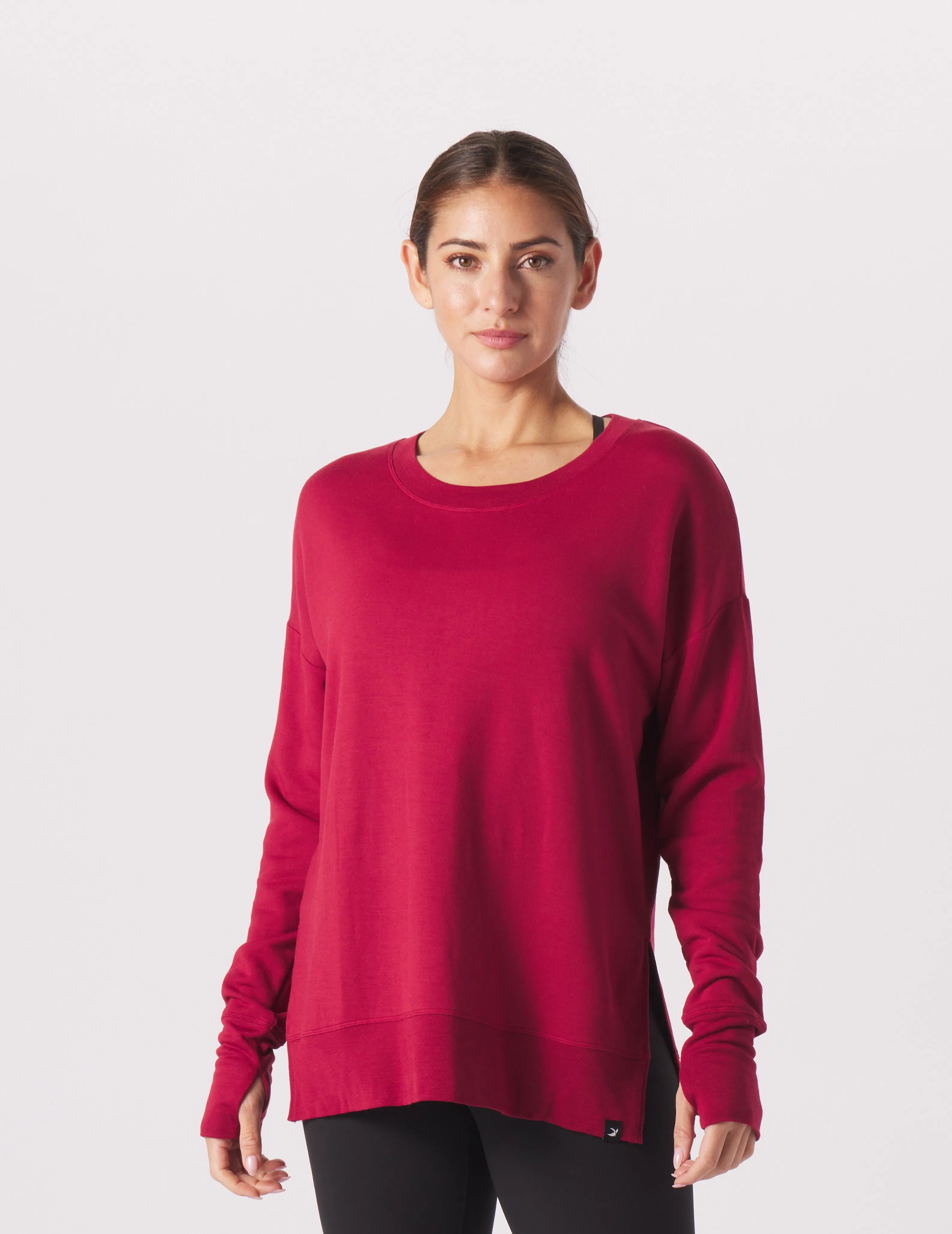 Lounge Long Sleeve: Cardinal