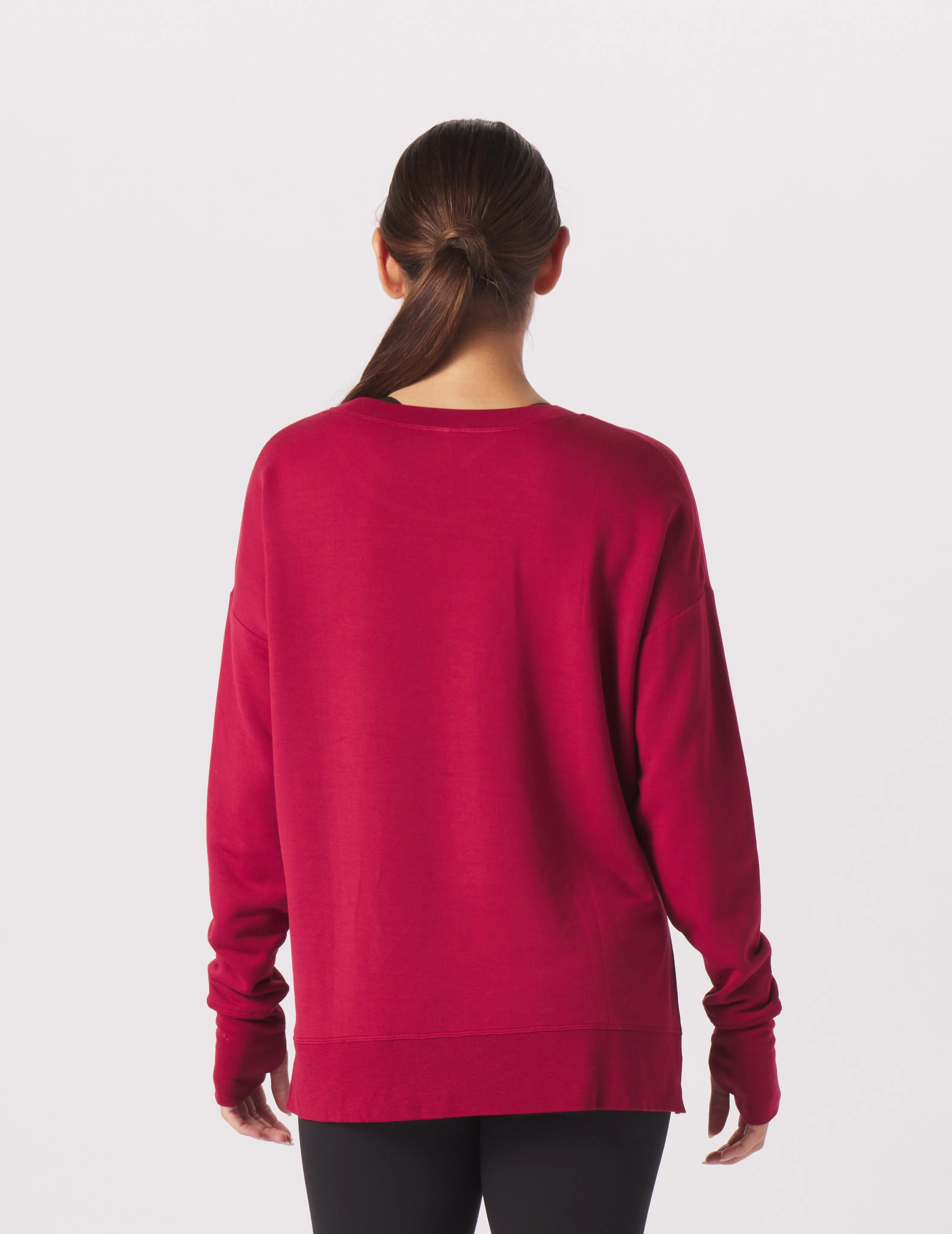 Lounge Long Sleeve: Cardinal