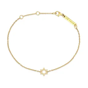 Midi Bitty Star of David Bracelet