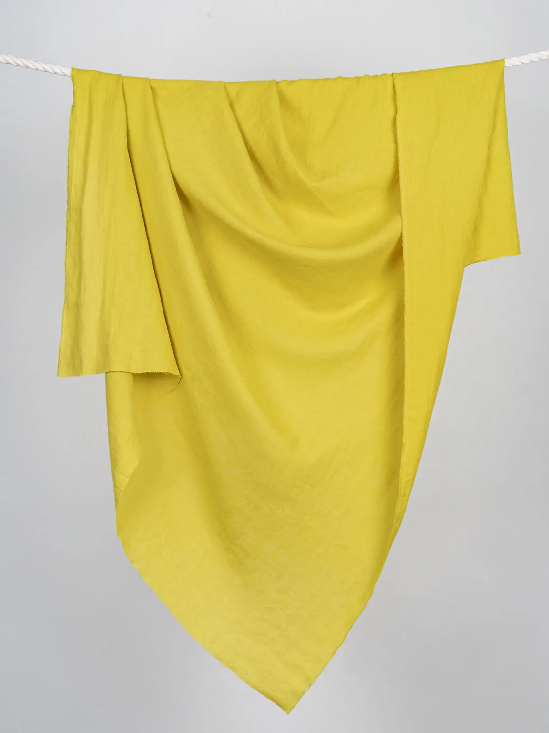 Midweight European Linen - Citron - Swatch