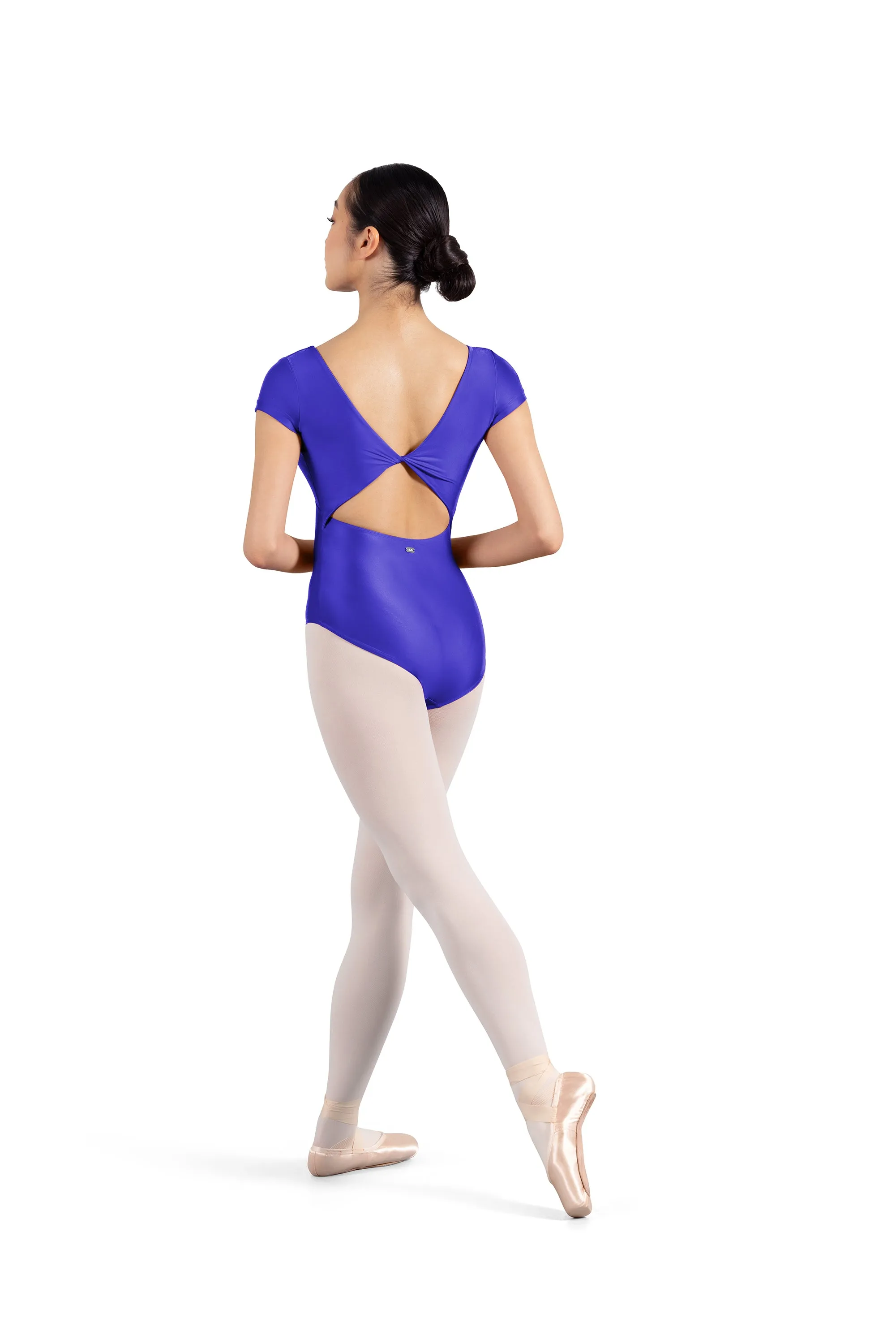 Mirella Glow Boat Cap Sleeve Leotard - Ladies