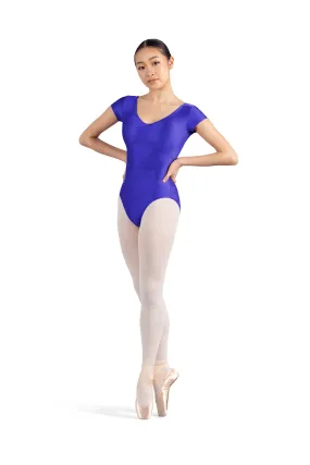 Mirella Glow Boat Cap Sleeve Leotard - Ladies