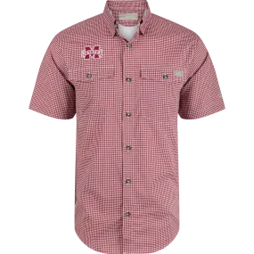 Mississippi State Frat Gingham Short Sleeve Shirt