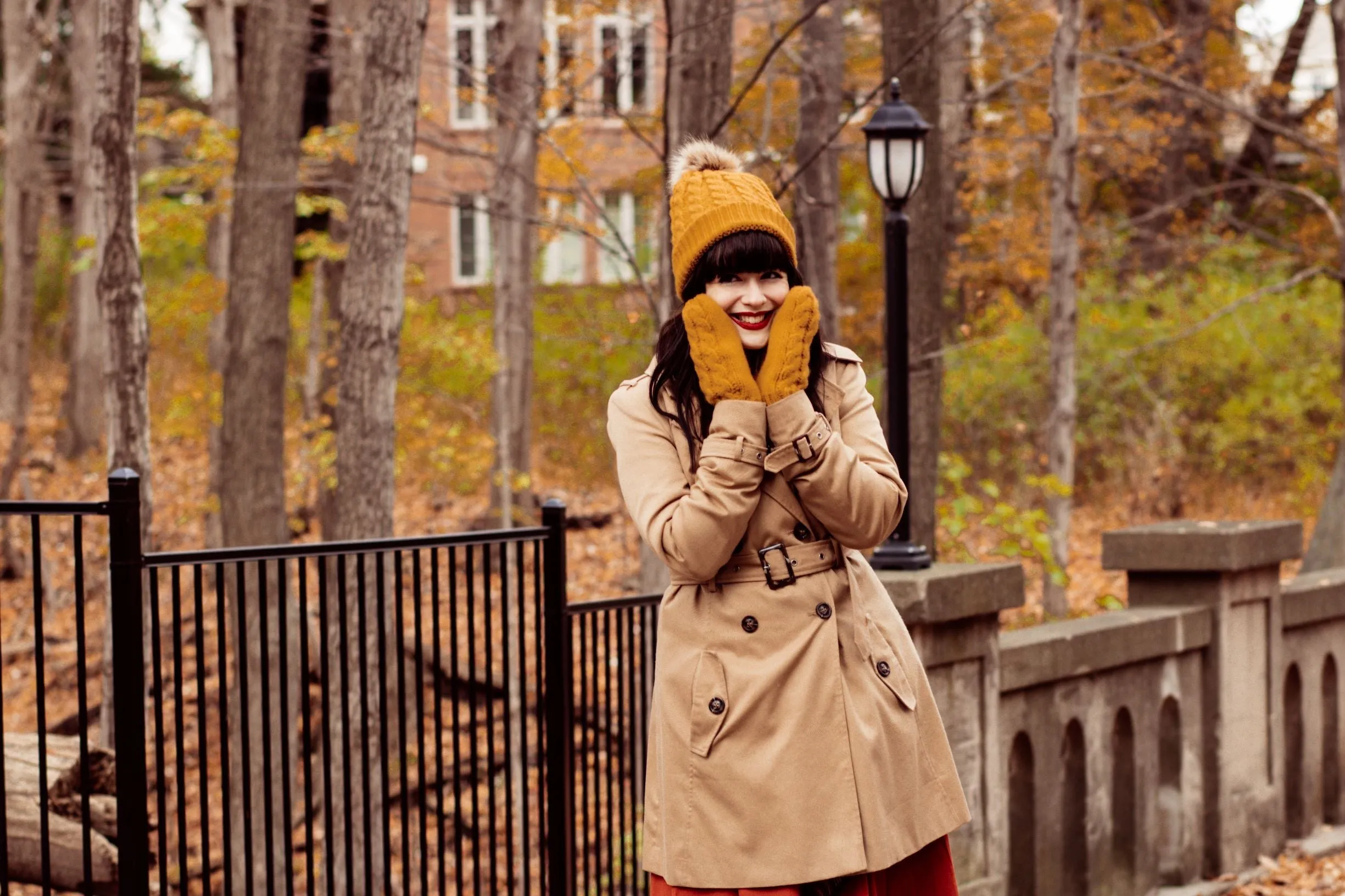 Mustard Yellow - Cozy Lined Hat