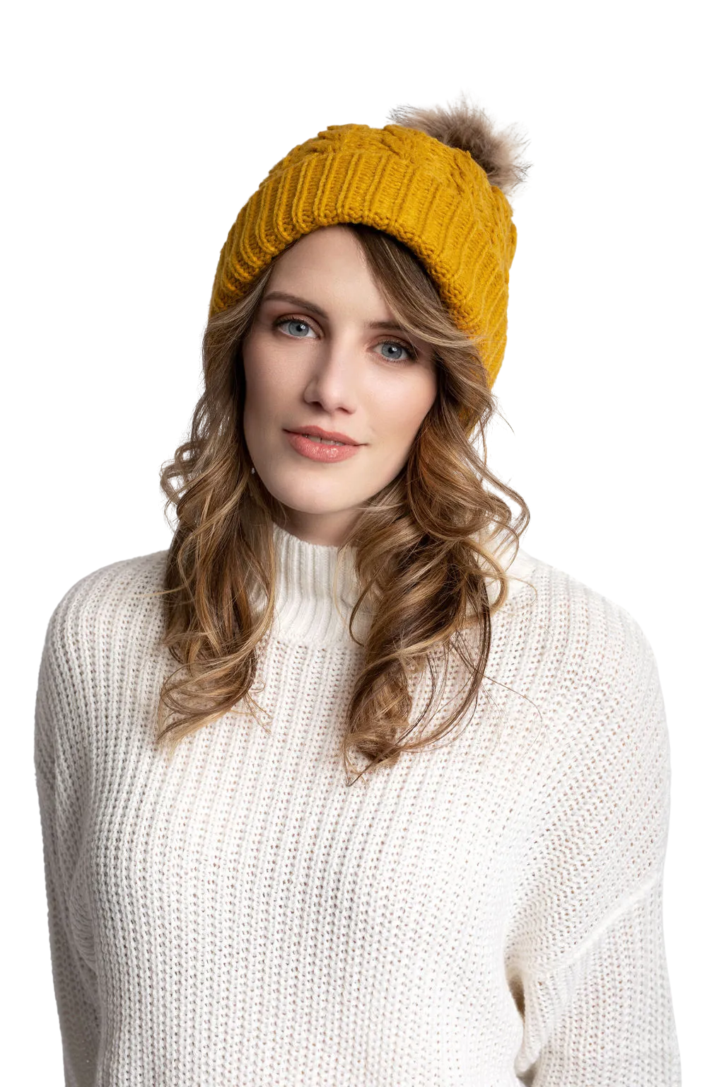 Mustard Yellow - Cozy Lined Hat