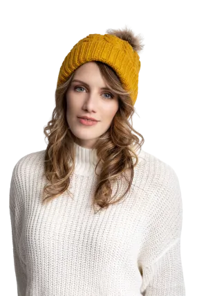 Mustard Yellow - Cozy Lined Hat