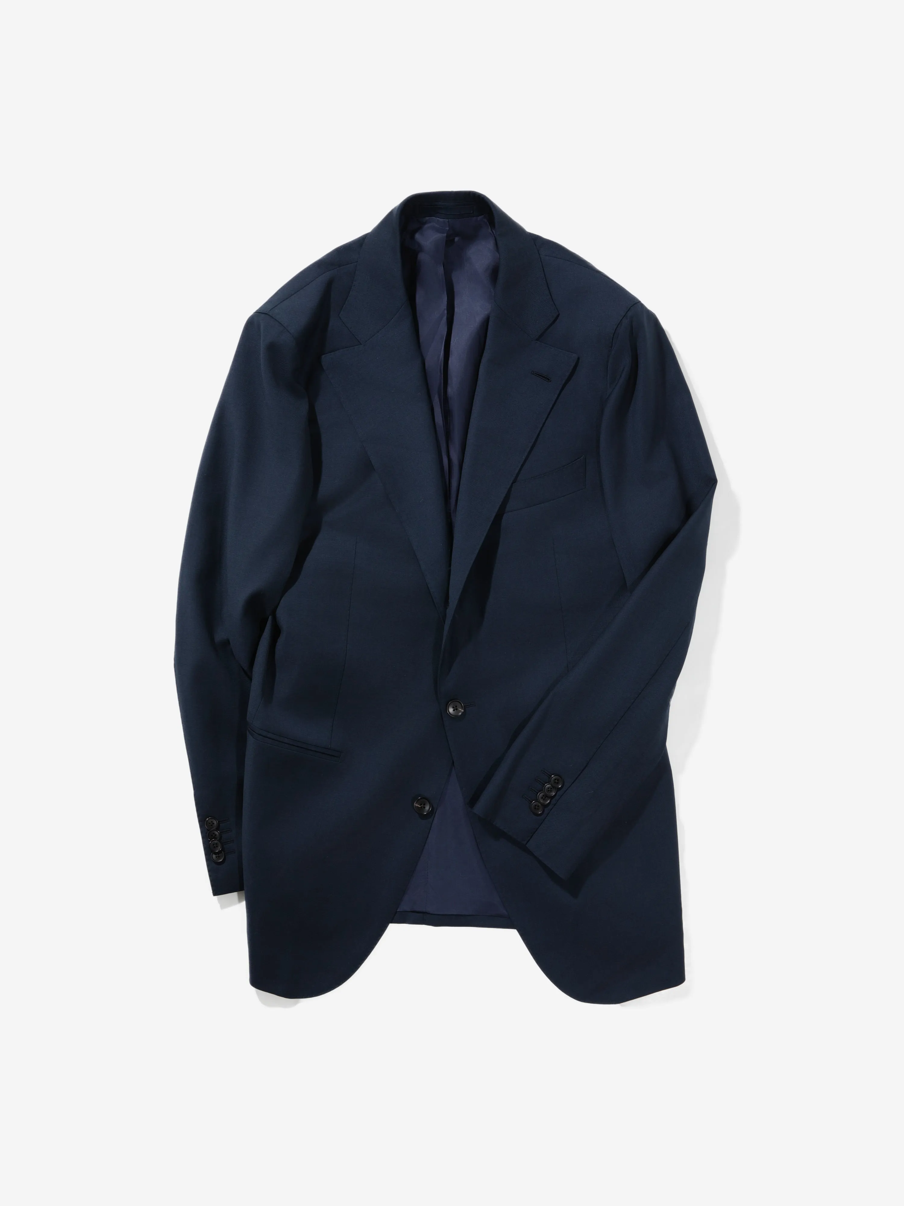 Navy S130 Wool Suit (SB)