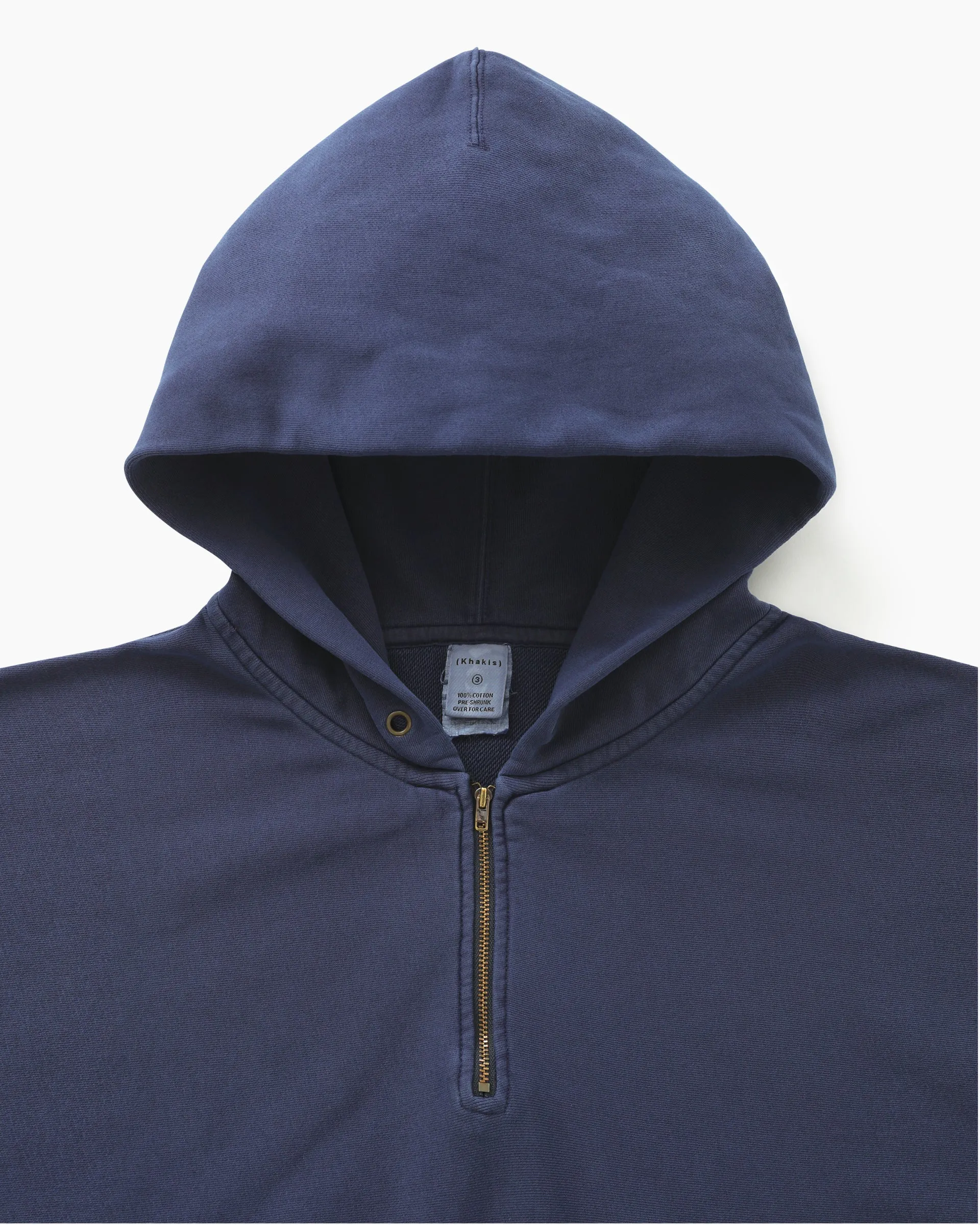 O.D Easy Zip Hoodie Indigo Blue