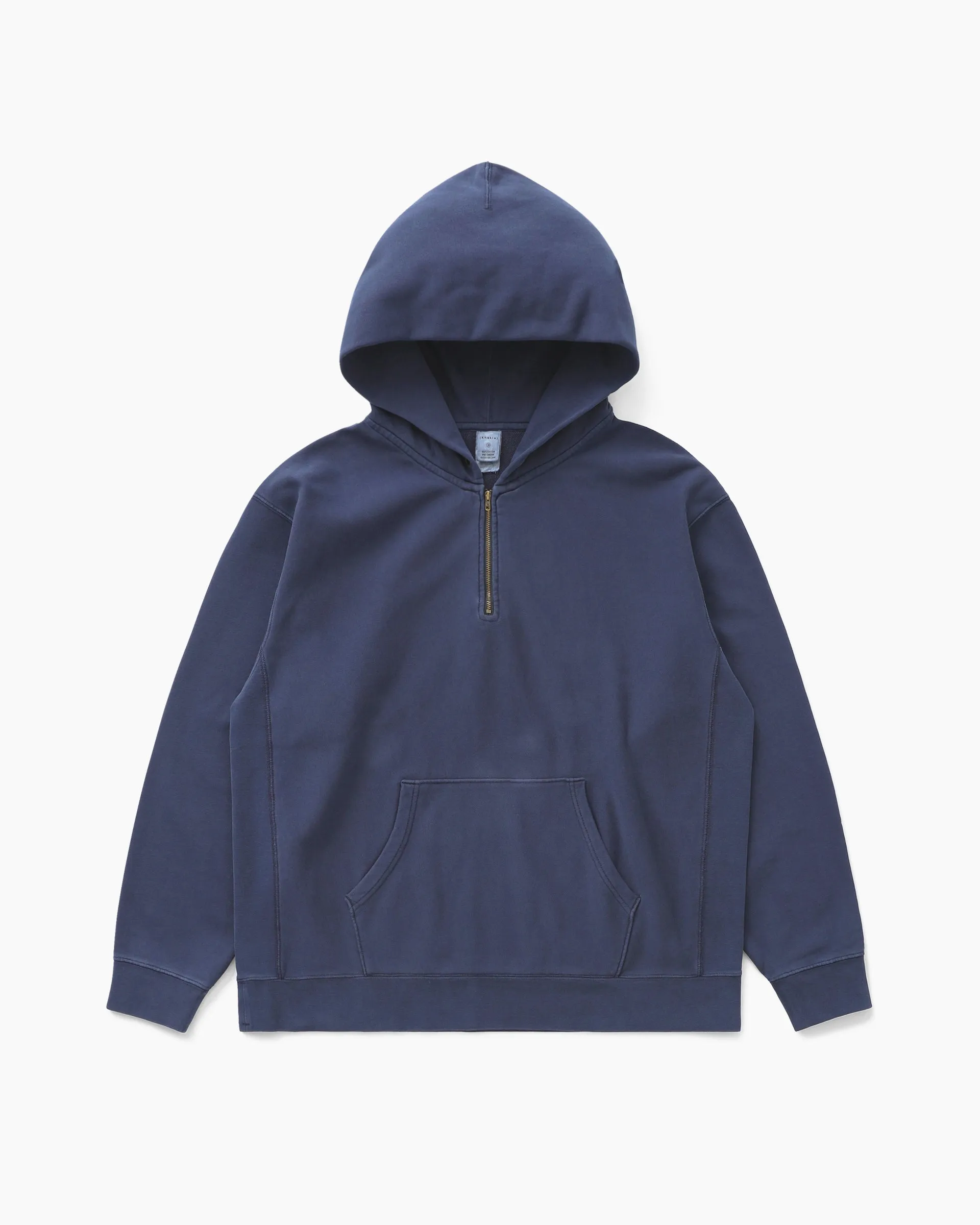 O.D Easy Zip Hoodie Indigo Blue