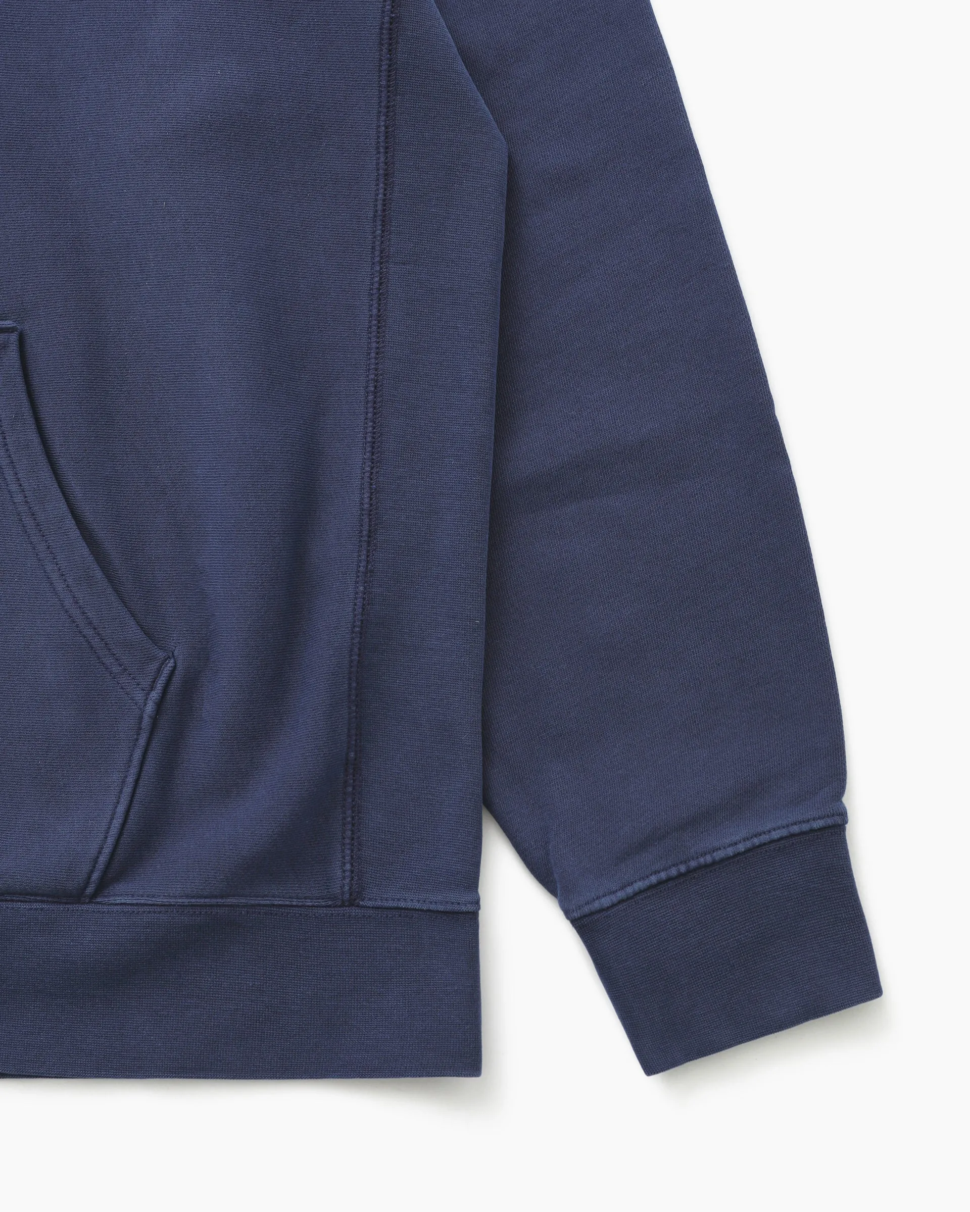 O.D Easy Zip Hoodie Indigo Blue