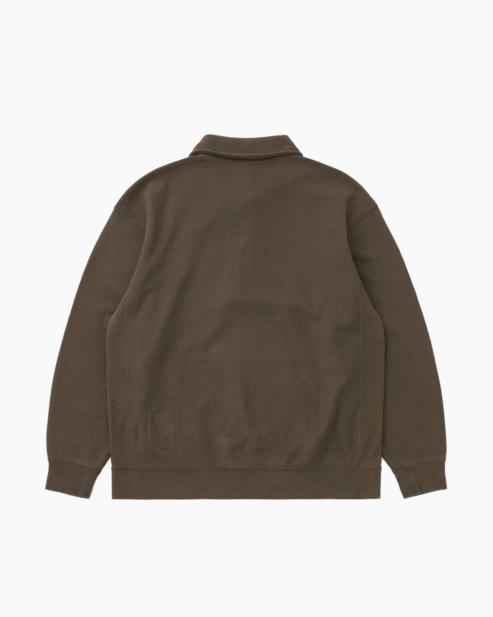 Quarter Zip Pullover Brown