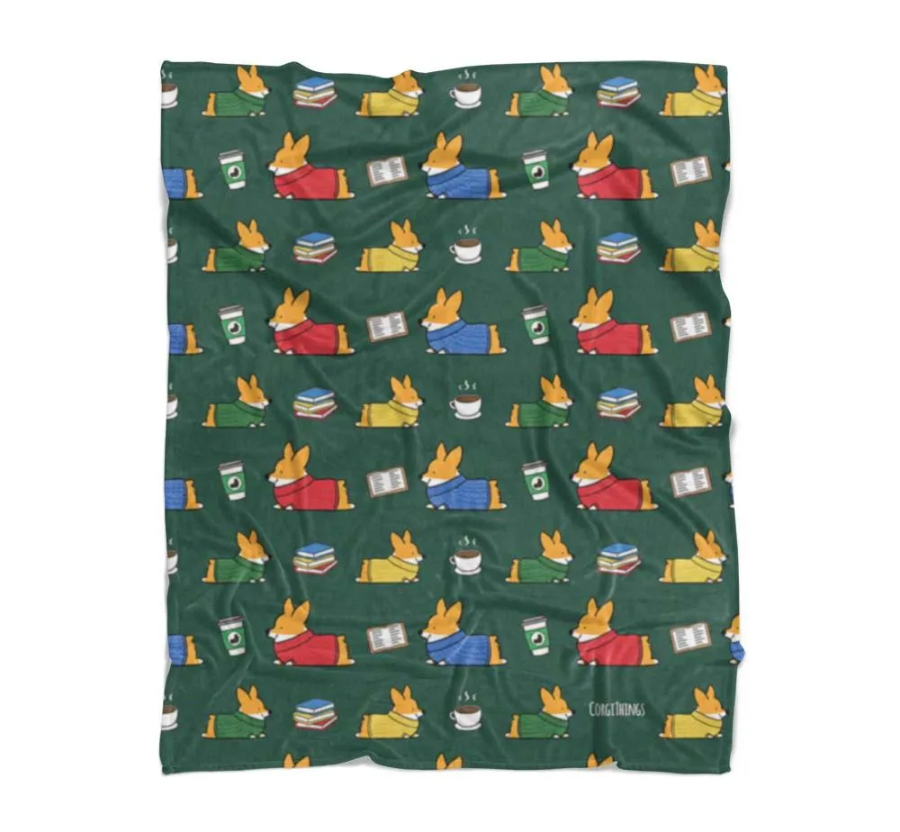 "Cozy Corgis" Fleece Blanket | 3 Sizes