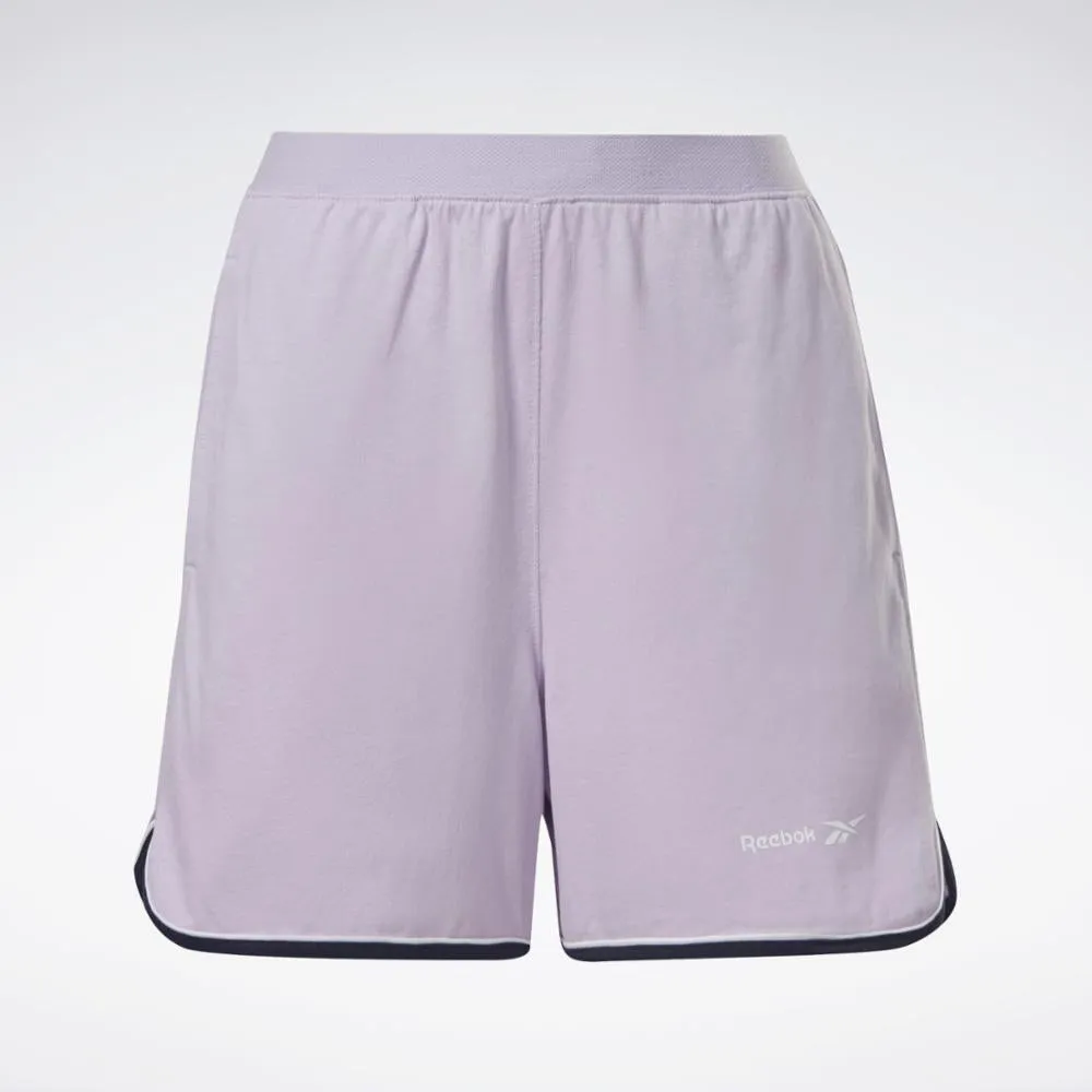 Reebok Apparel Women Reebok Identity Shorts PUROAS