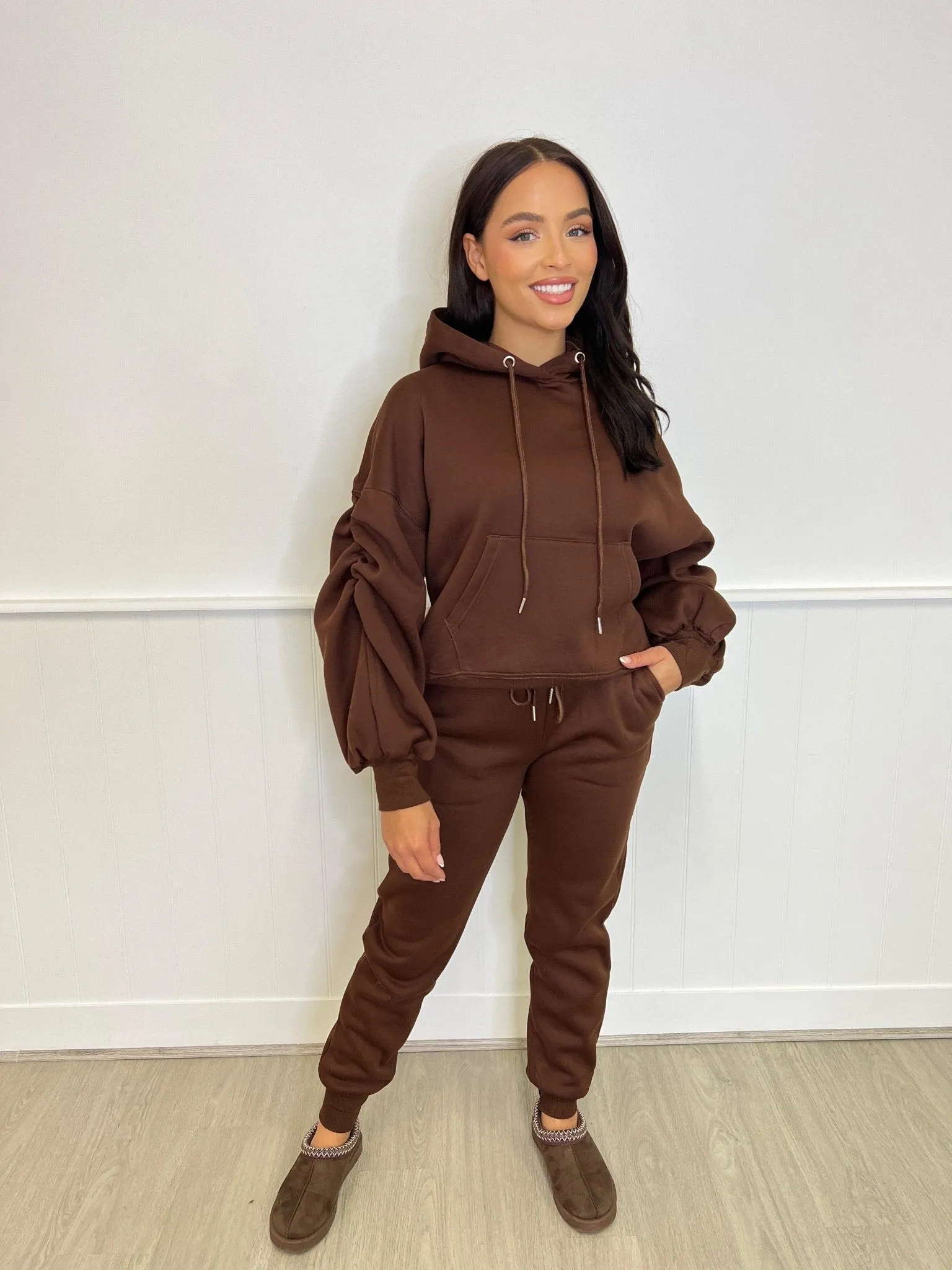 Ruched Arm Tracksuit