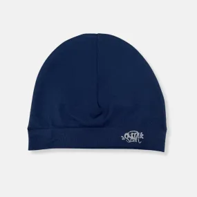 Syna Skull Cap - Navy/White