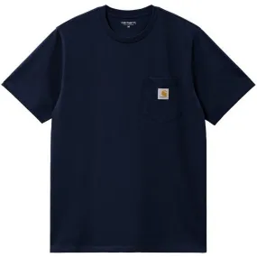 T-shirt Uomo Carhartt Wip - S/S Pocket T-Shirt - Blu