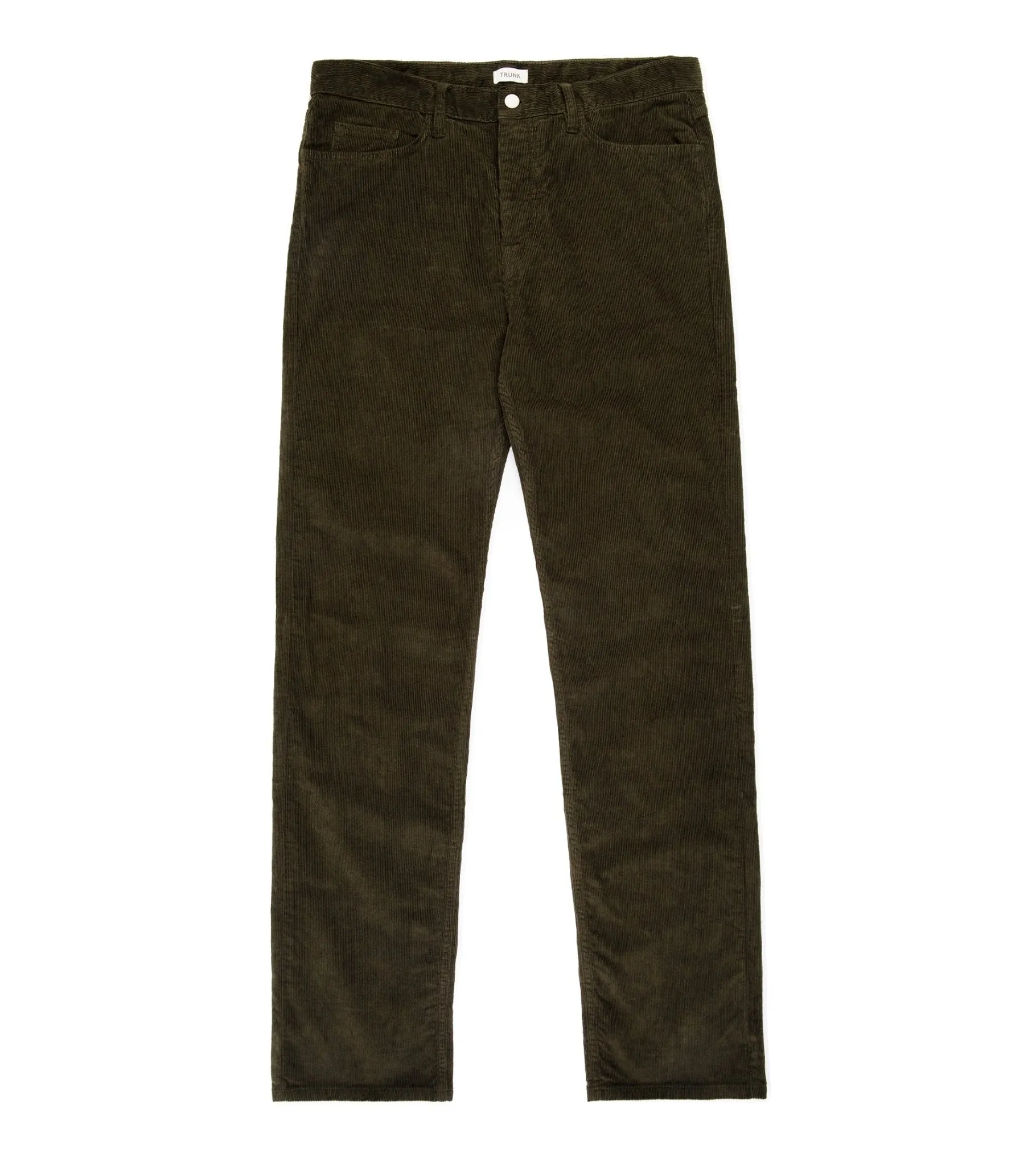 Trunk Duke Corduroy 5 Pocket Trousers: Dark Olive