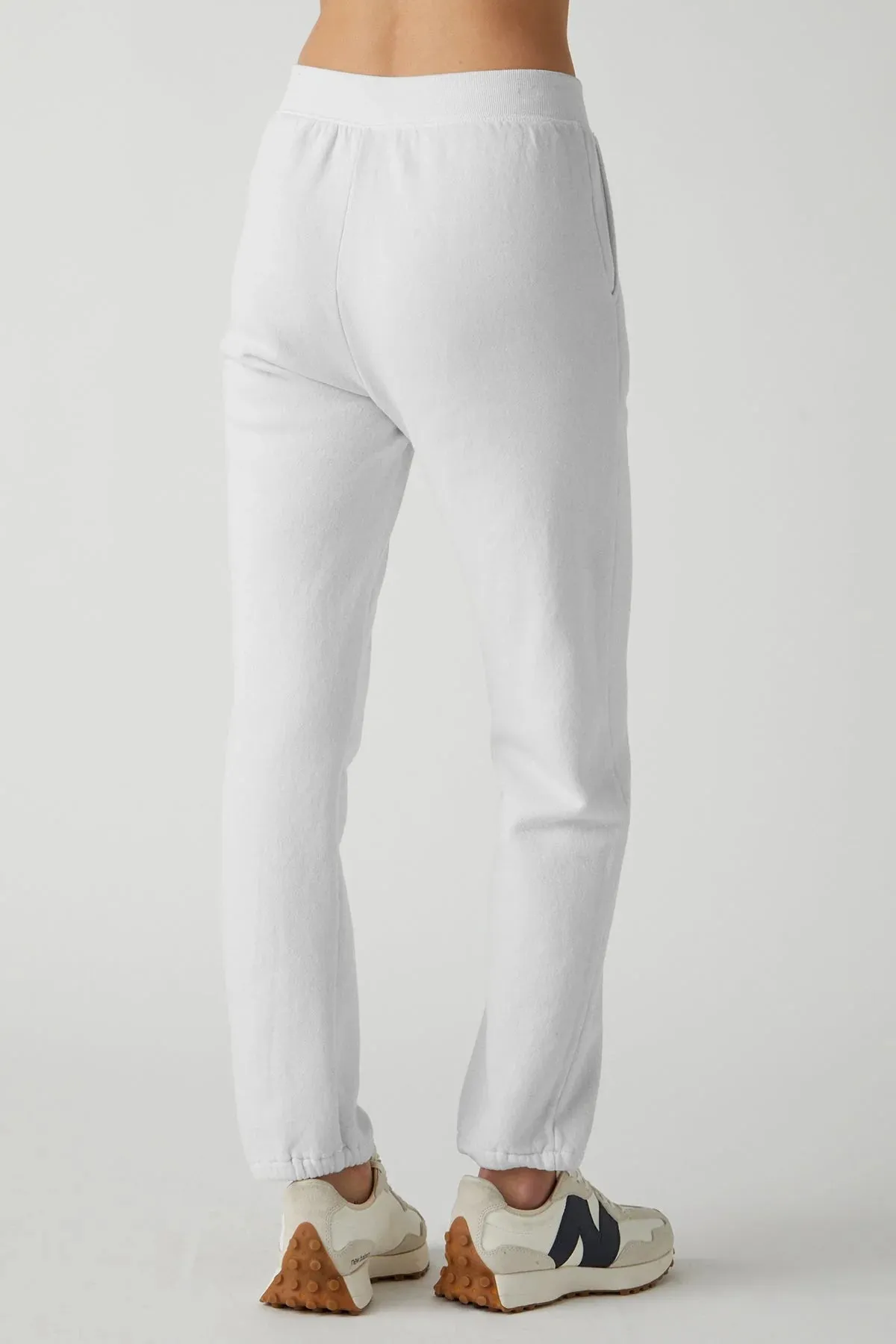 ZUMA ORGANIC FLEECE SWEATPANT (WHITE) - VELVET